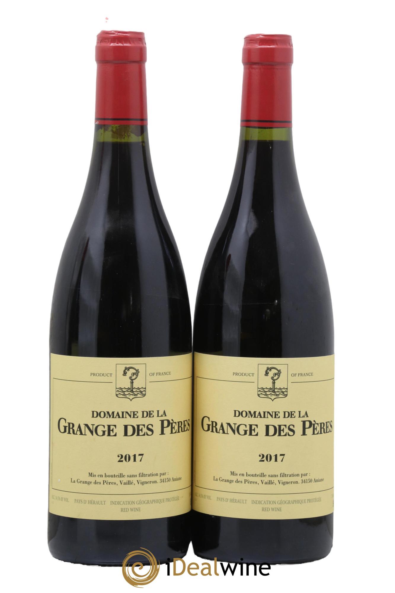 IGP Pays d'Hérault Grange des Pères Laurent Vaillé 2017 - Lot de 2 bouteilles - 0