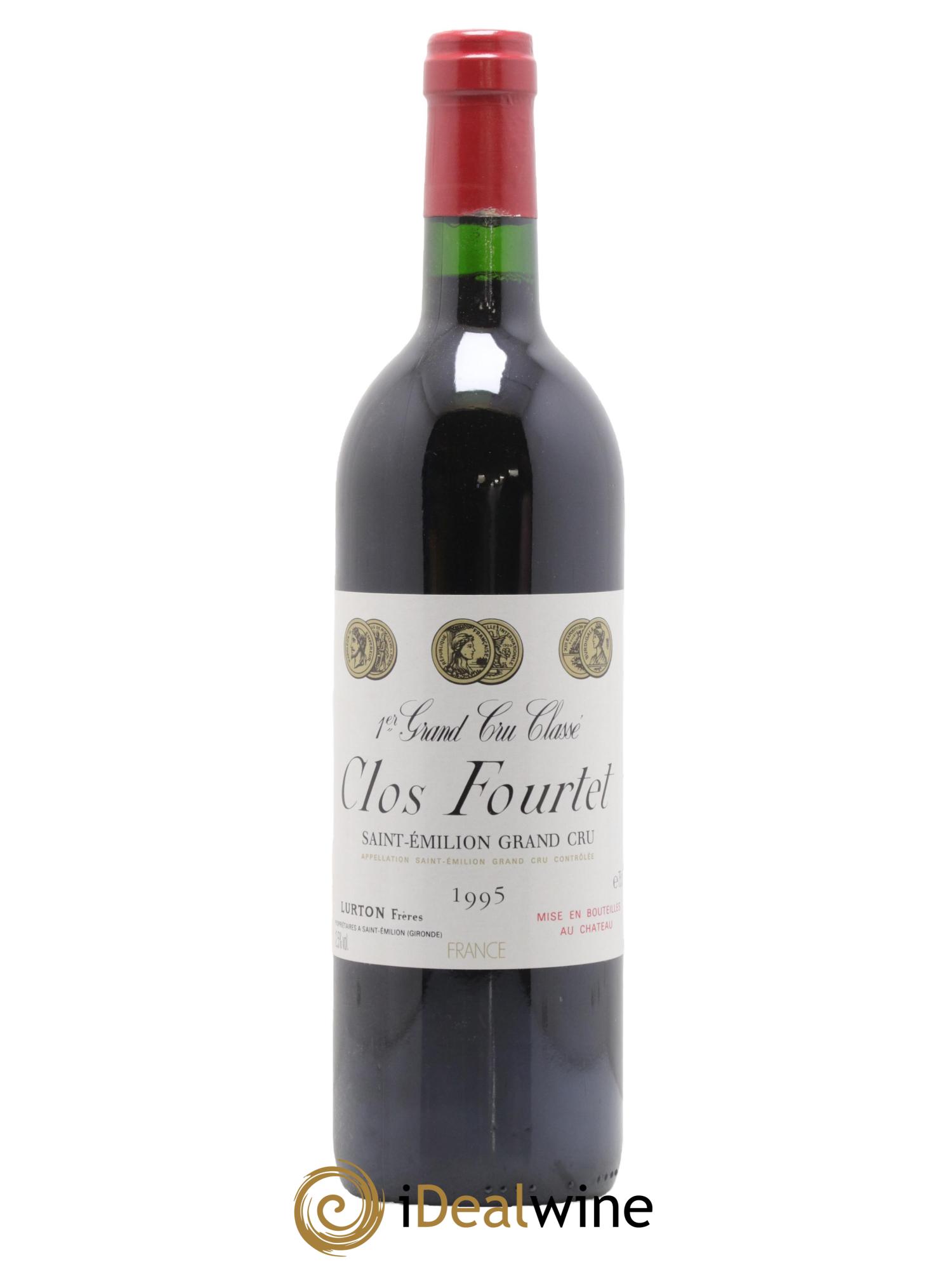 Clos Fourtet 1er Grand Cru Classé B 1995 - Lot de 1 bouteille - 0