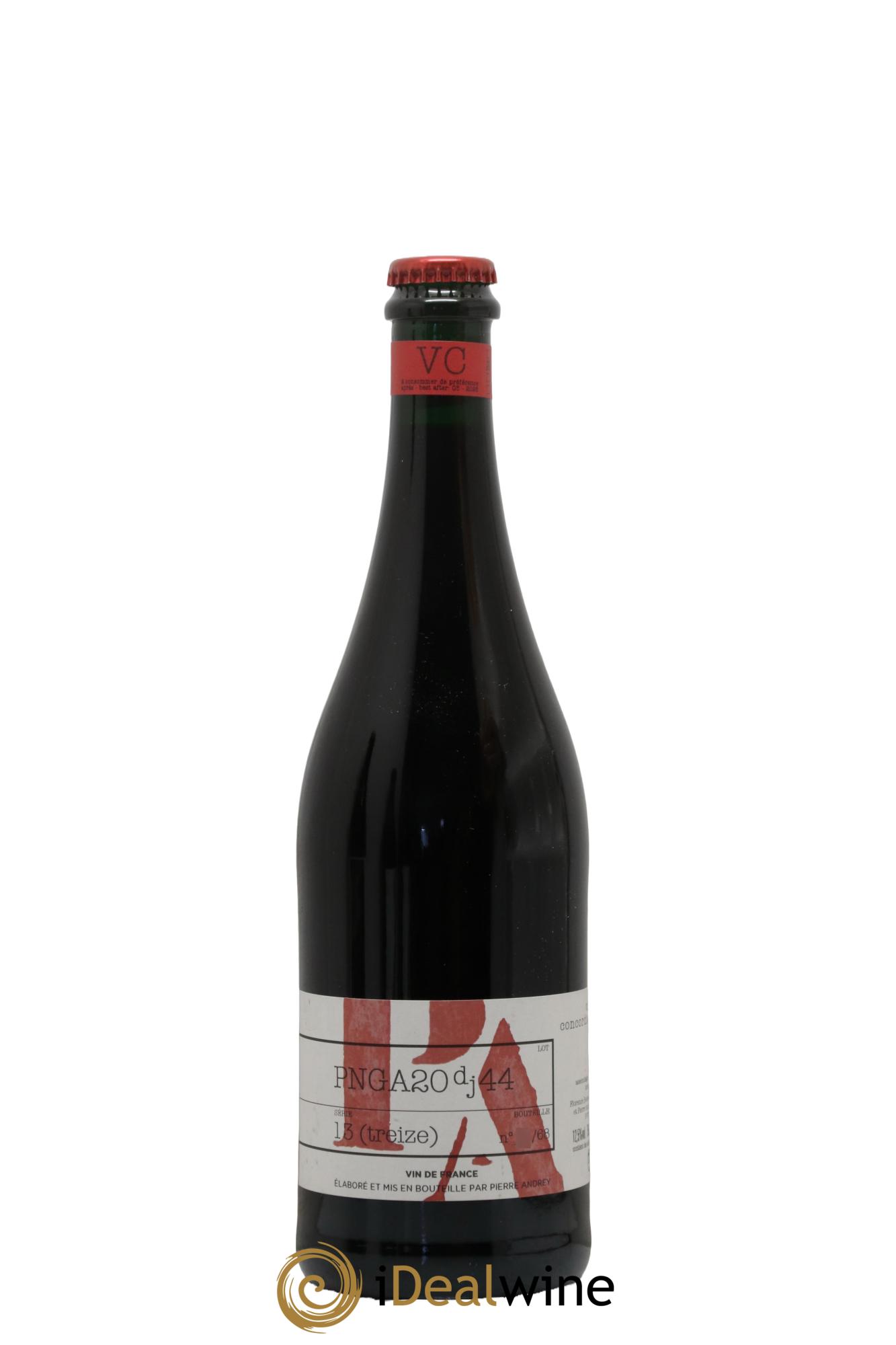Vin de France Via Concordiae Pinot Gamay Florence Bouleaux et Pierre Andrey DJ44 2020 - Lot de 1 bouteille - 0