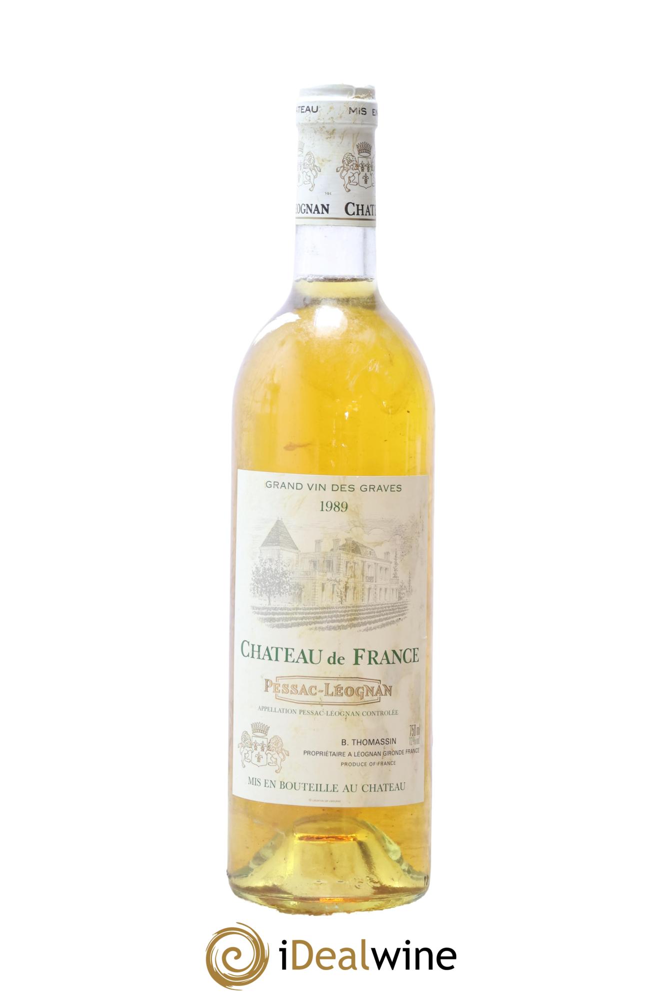 Château de France 1989 - Lot of 1 bottle - 0