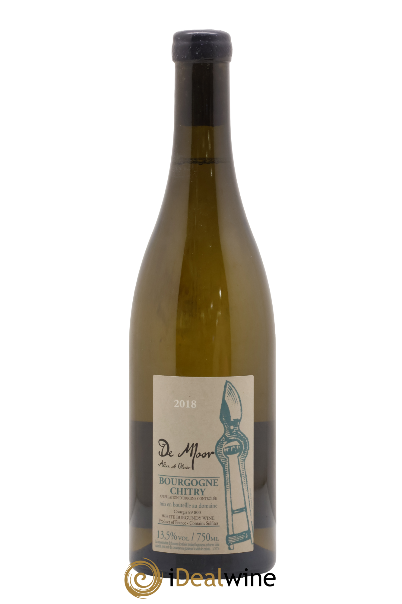 Bourgogne Chitry Alice et Olivier De Moor 2018 - Lot de 1 bouteille - 0