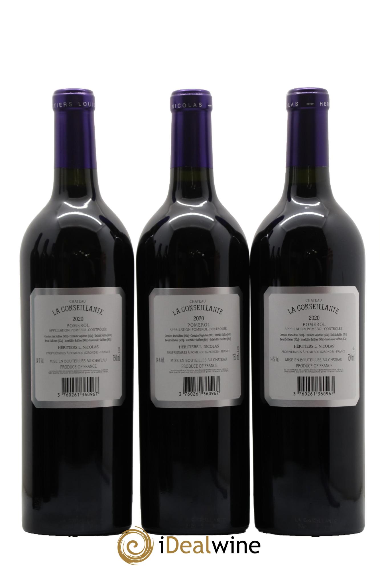 Château la Conseillante 2020 - Lot de 12 bouteilles - 4