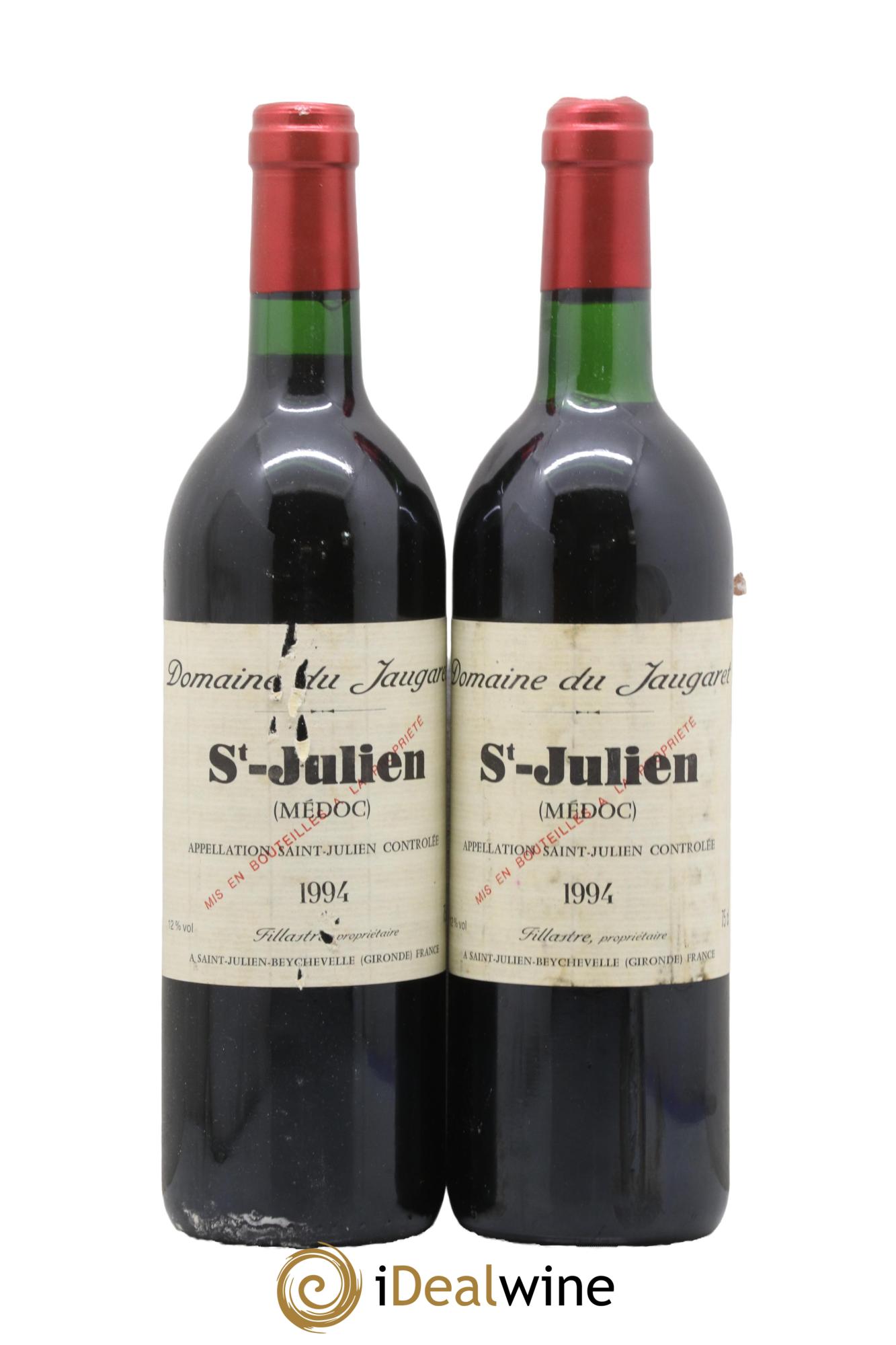 Domaine du Jaugaret 1994 - Lot de 2 bouteilles - 0