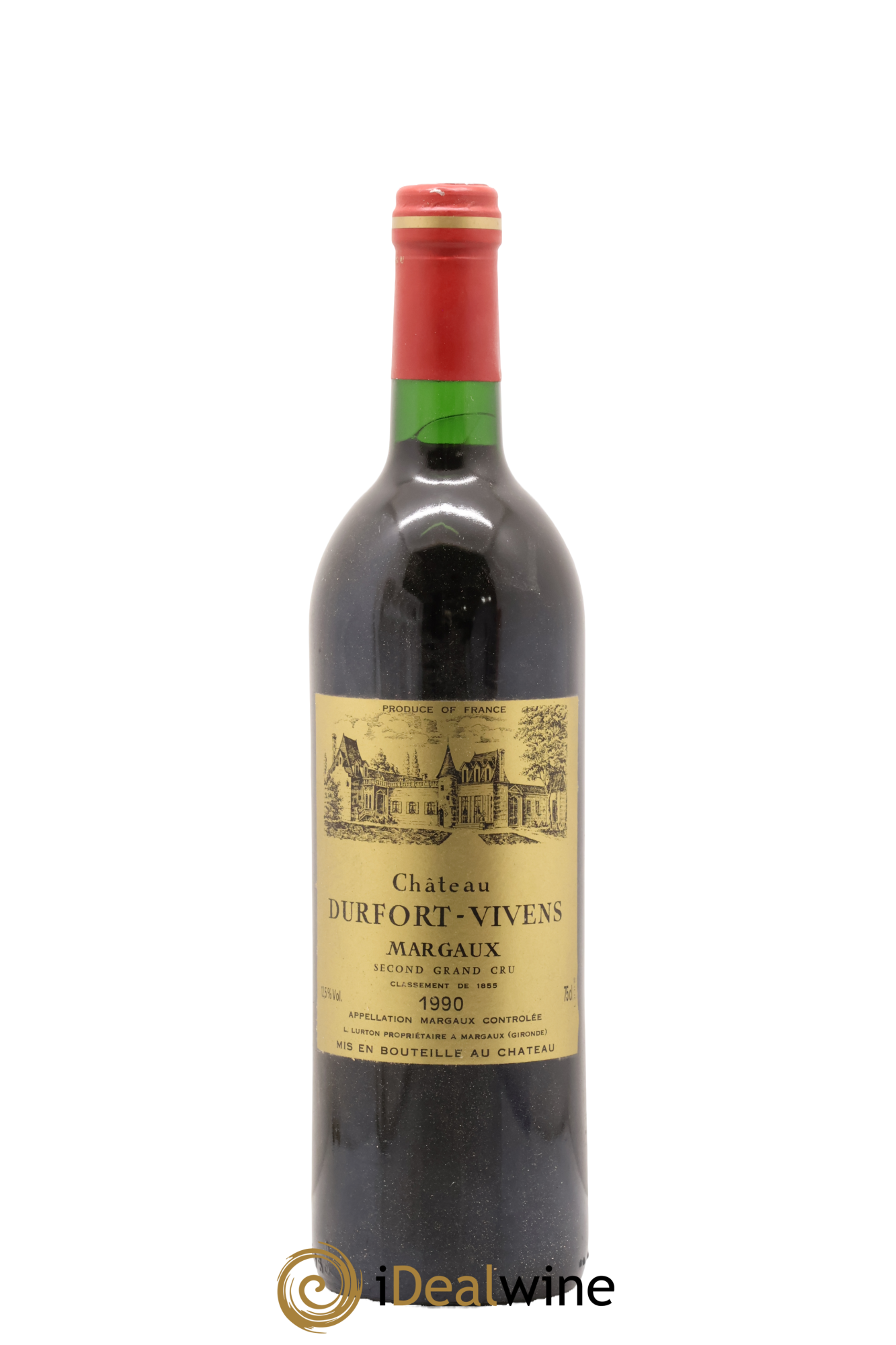 Château Durfort Vivens 2ème Grand Cru Classé 1990 - Lot of 1 bottle - 0
