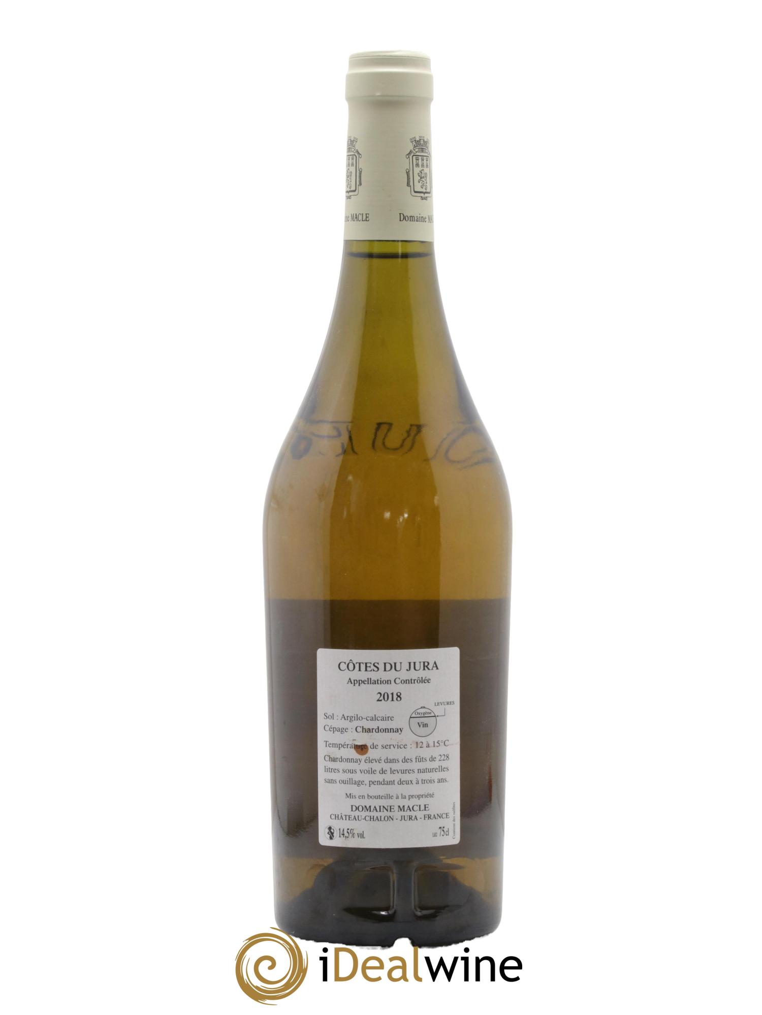 Côtes du Jura Chardonnay sous voile Jean Macle 2018 - Lot of 1 bottle - 1