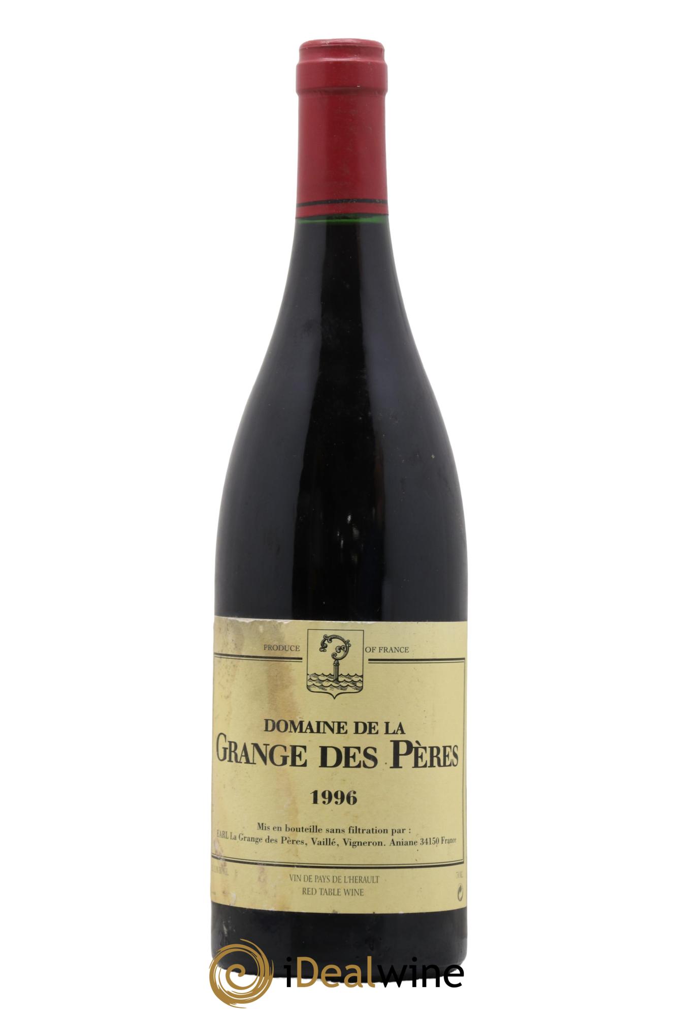 Pays d'Hérault Grange des Pères Laurent Vaillé 1996 - Lot de 1 bouteille - 0