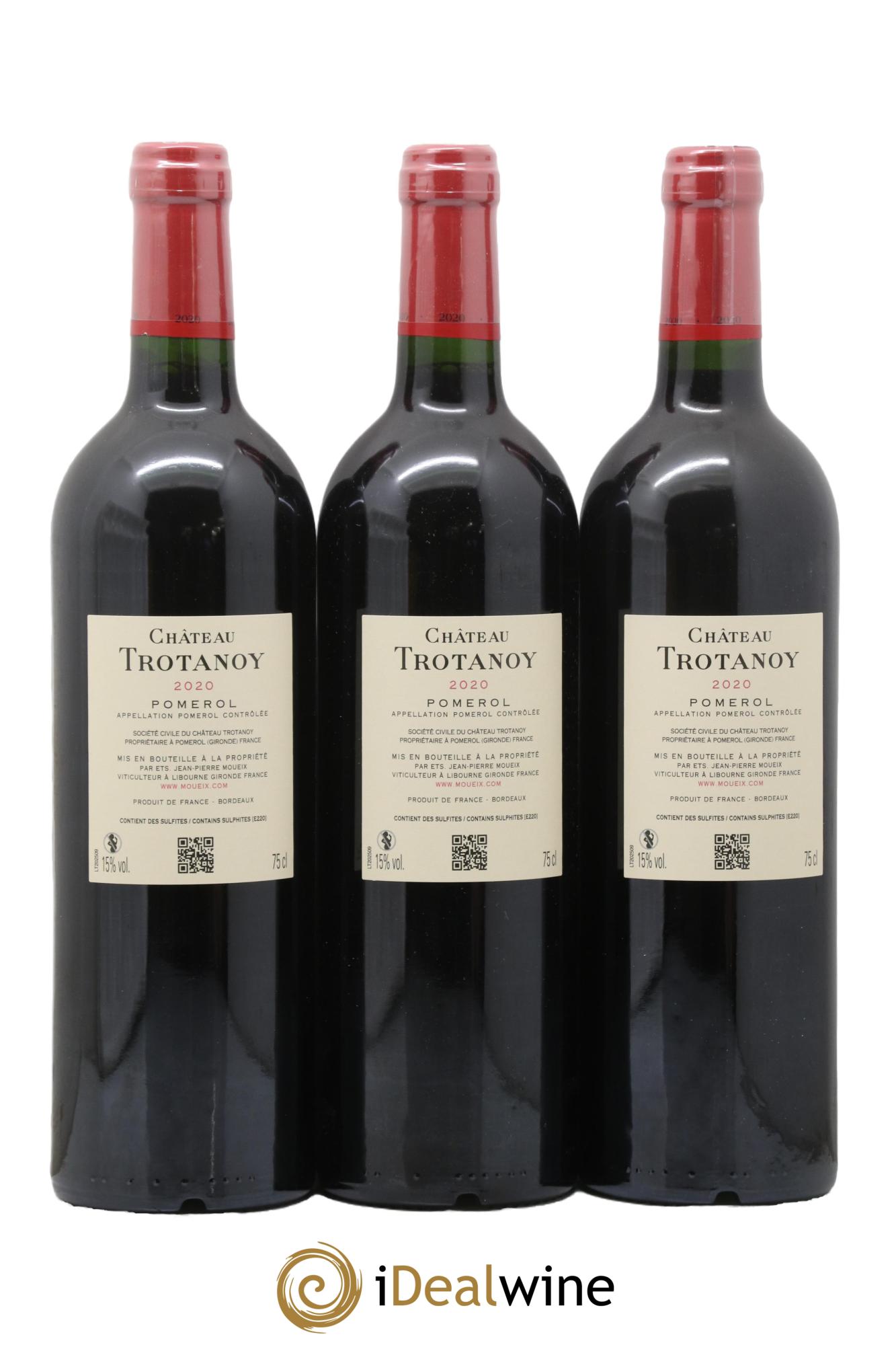 Château Trotanoy 2020 - Lotto di 3 bottiglie - 1