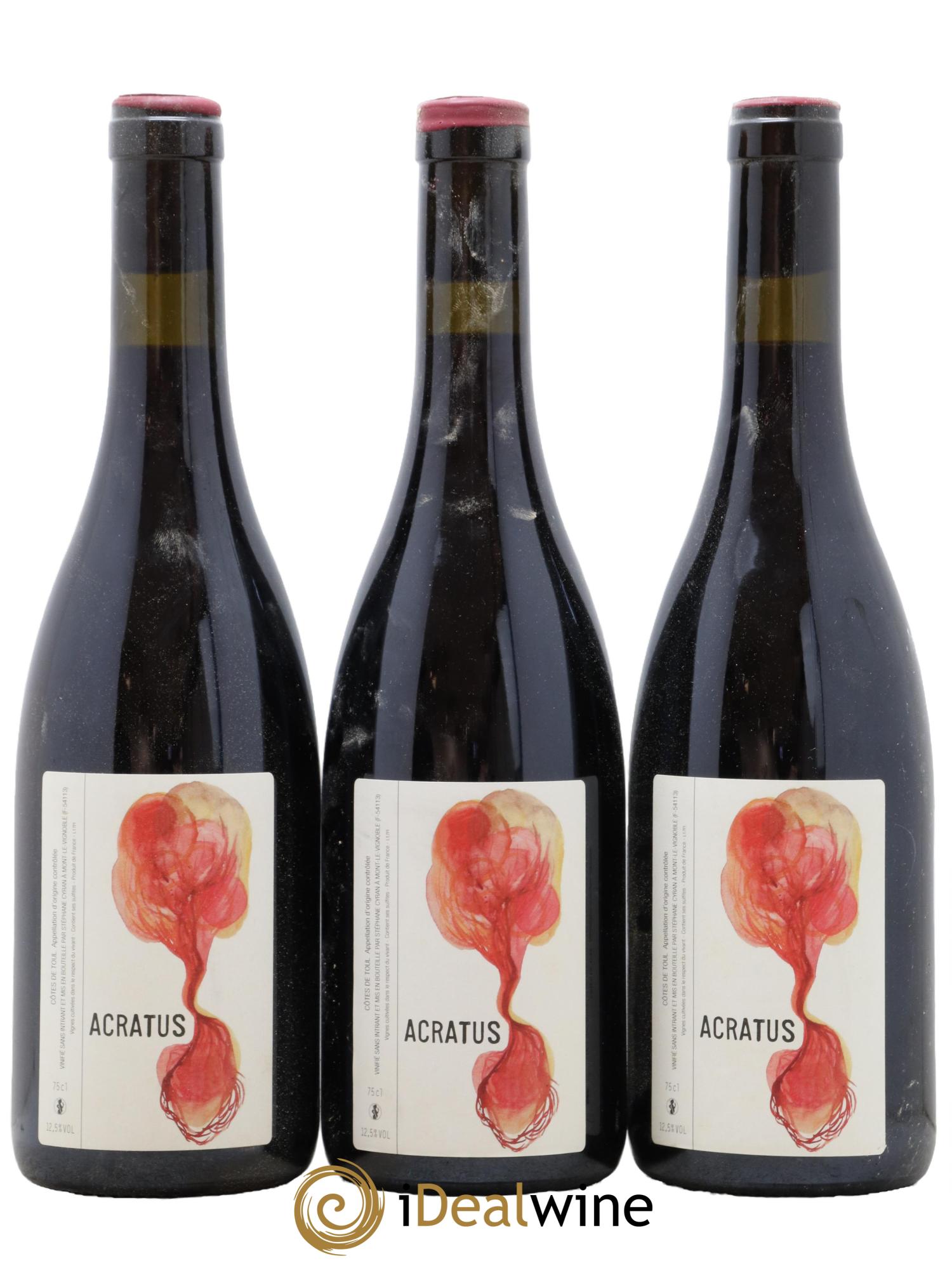 Divers Cotes De Toul Acratus Stéphane Cyran 2017 - Lot de 3 bouteilles - 0