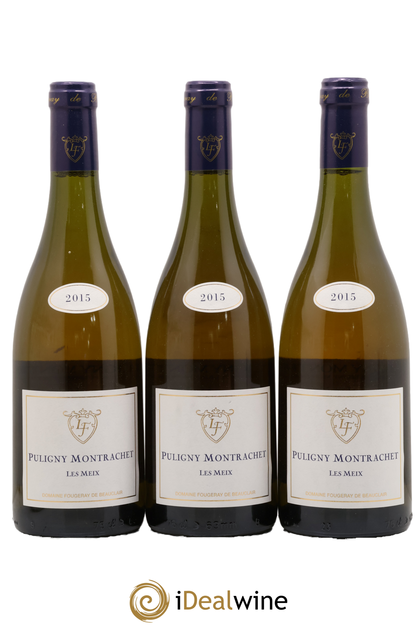 Puligny-Montrachet Les Meix Fougeray de Beauclair 2015 - Lot de 3 bouteilles - 0