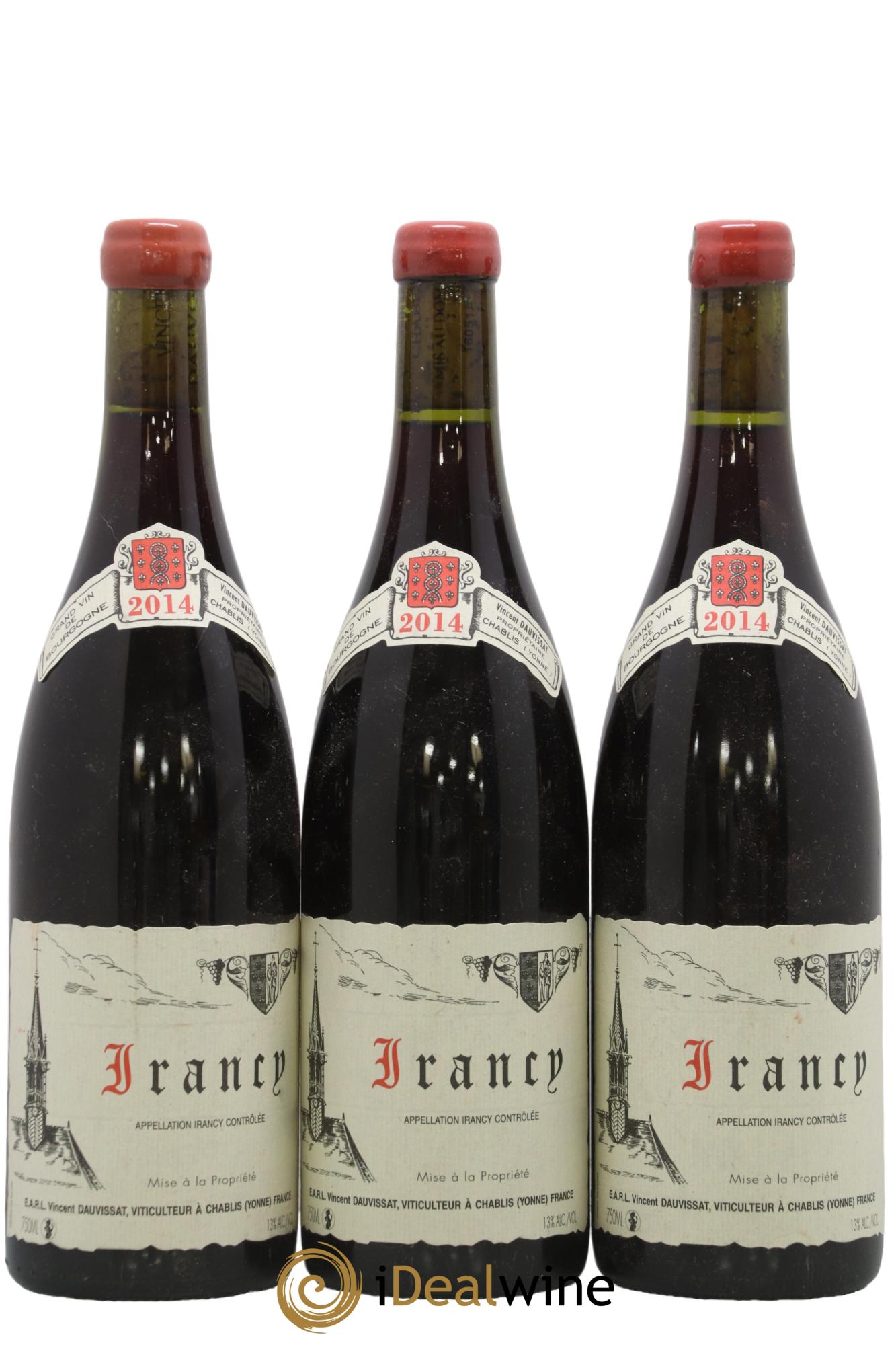 Irancy Vincent Dauvissat (Domaine) 2014 - Lot of 3 bottles - 0
