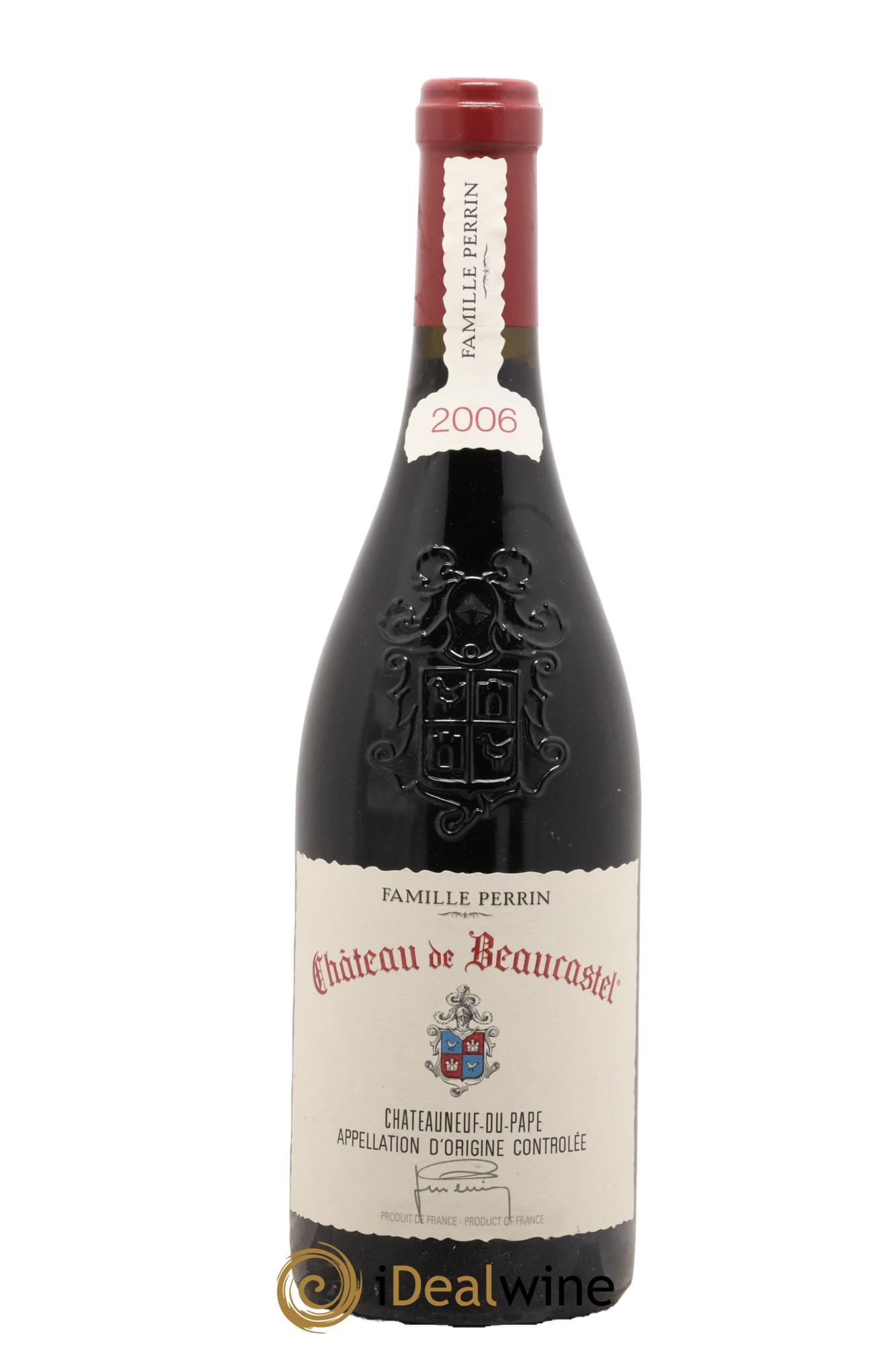 Châteauneuf-du-Pape Château de Beaucastel Famille Perrin 2006 - Lot de 1 bouteille - 0