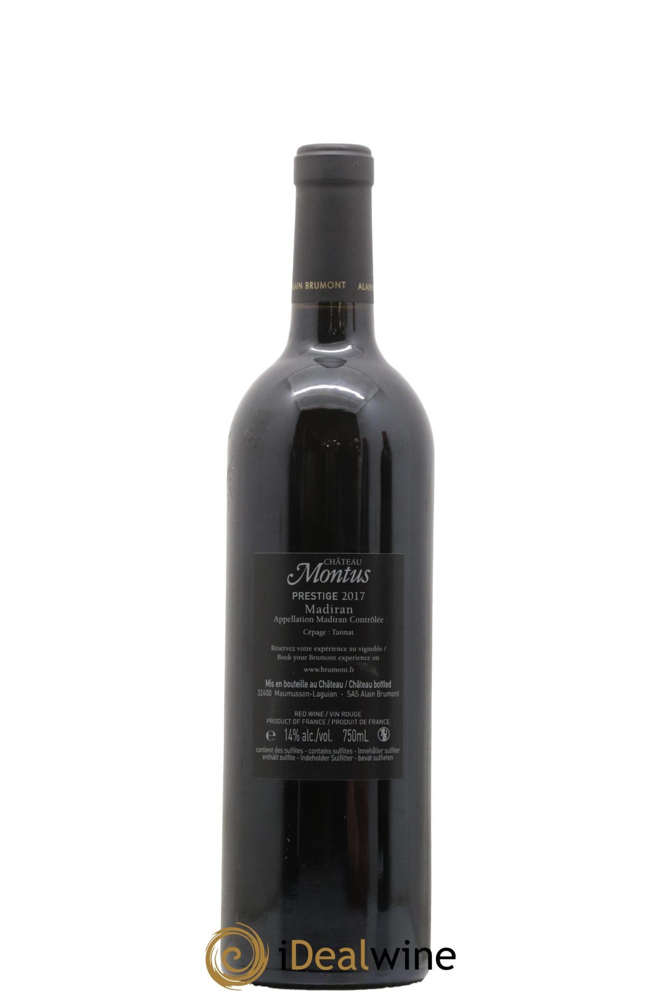 Madiran Château Montus-Prestige Alain Brumont 2017 - Posten von 1 Flasche - 1