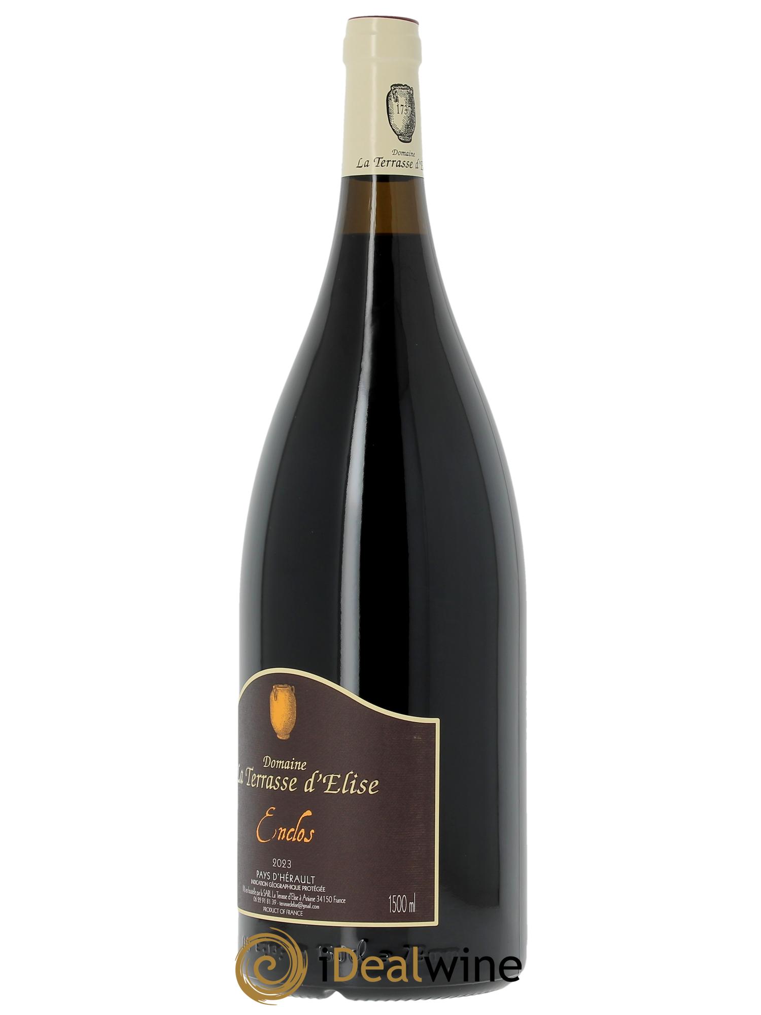 IGP Pays d'Hérault L'Enclos Terrasse d'Elise (Domaine de la)  2023 - Lotto di 1 magnum - 1