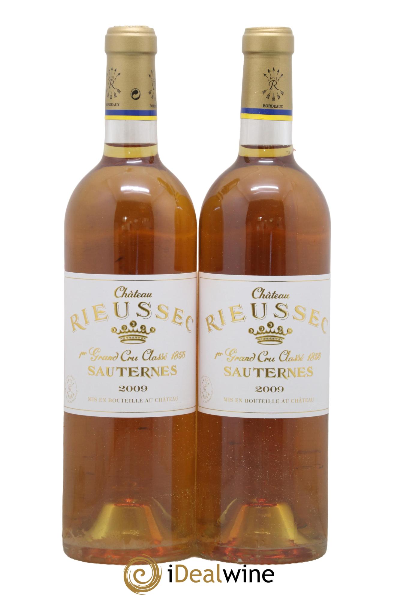 Château Rieussec 1er Grand Cru Classé 2009 - Lot de 2 bouteilles - 0