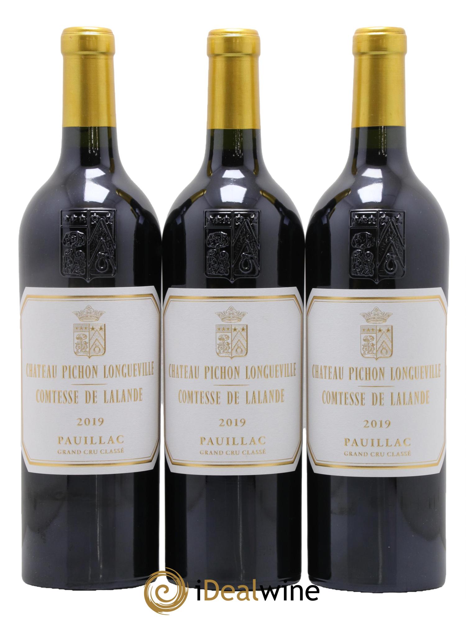 Château Pichon Longueville Comtesse de Lalande 2ème Grand Cru Classé 2019 - Lot de 3 bouteilles - 0