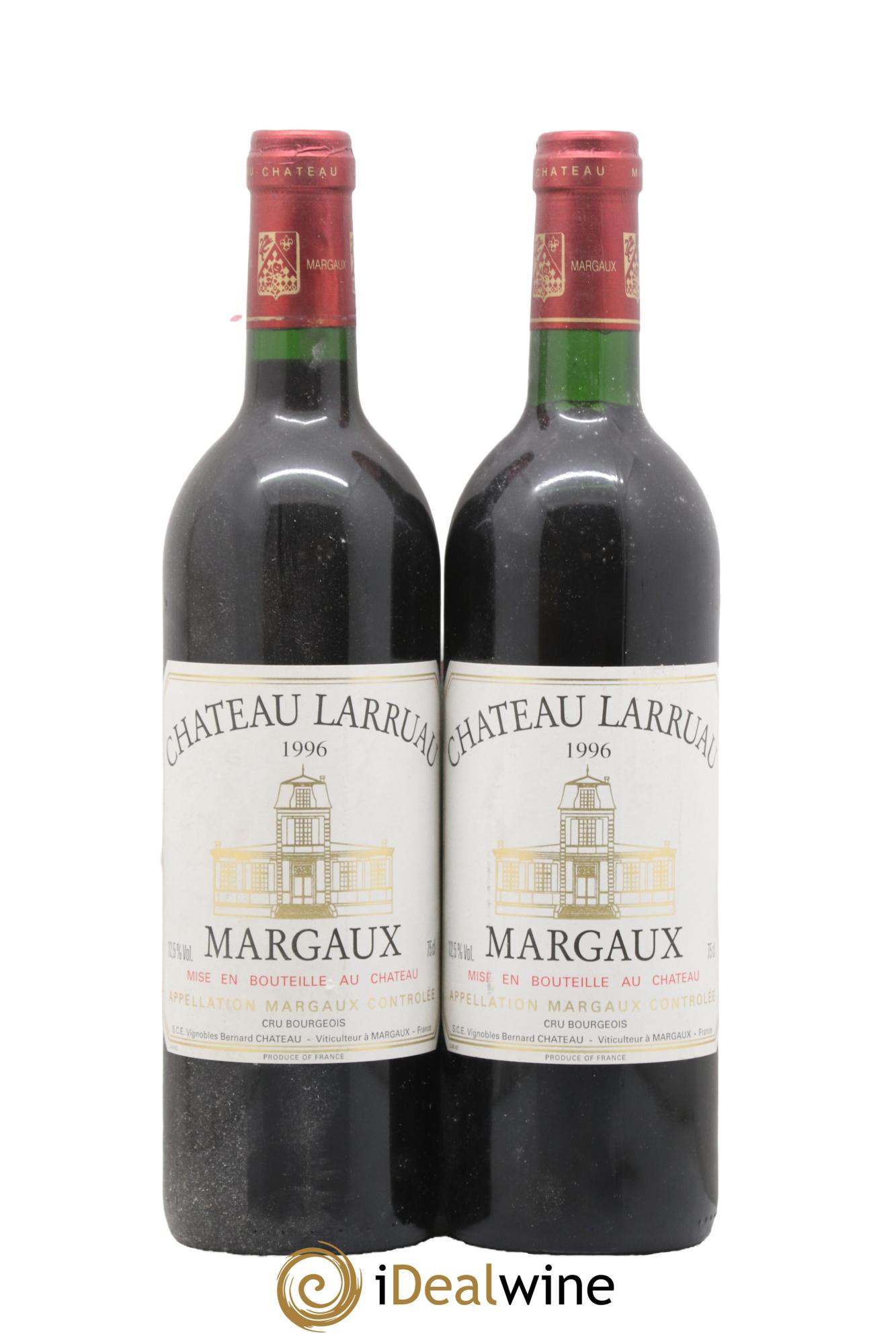 Château Larruau 1996 - Lot de 2 bouteilles - 0