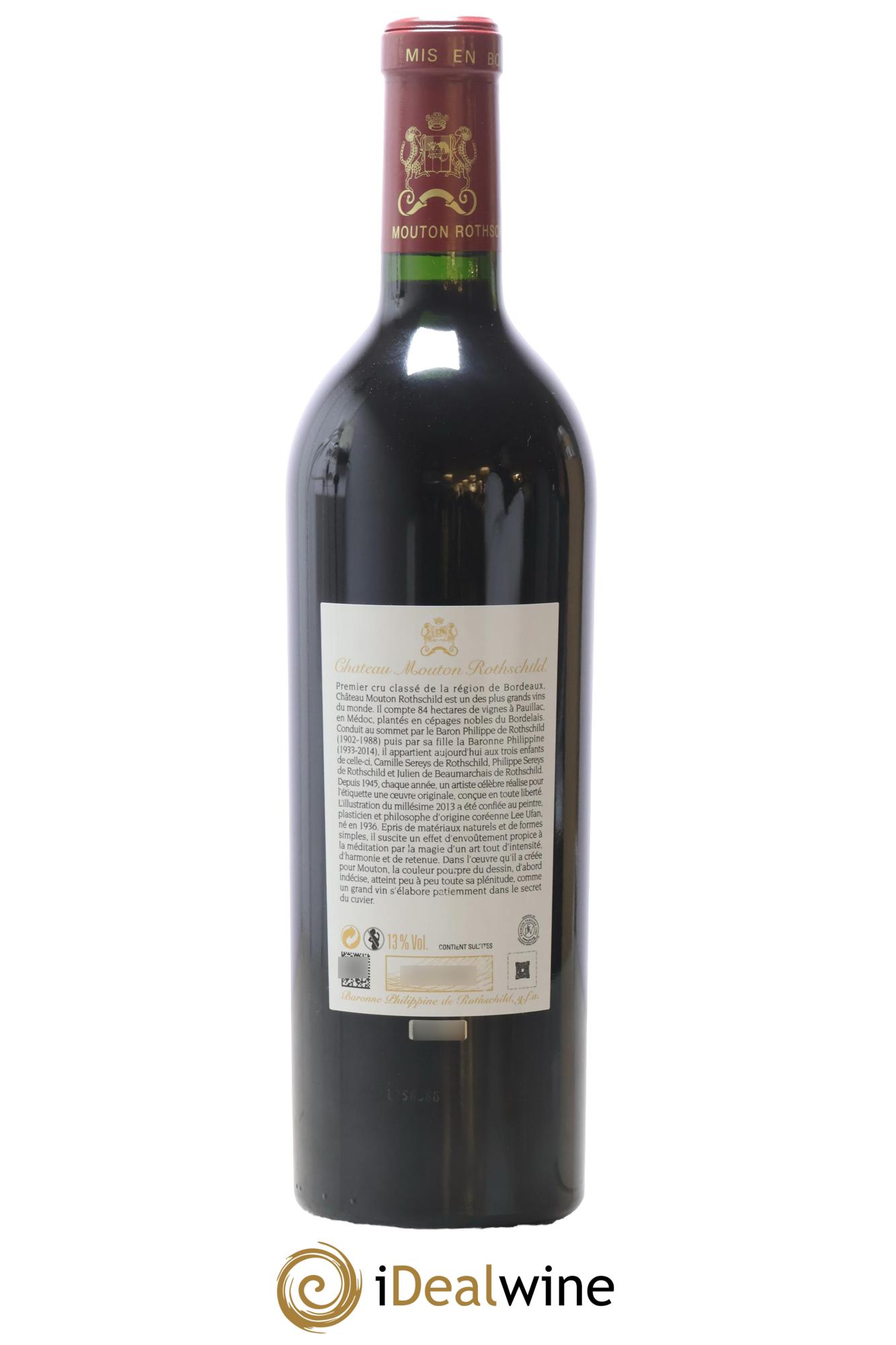 Château Mouton Rothschild 1er Grand Cru Classé 2013 - Lotto di 1 bottiglia - 1