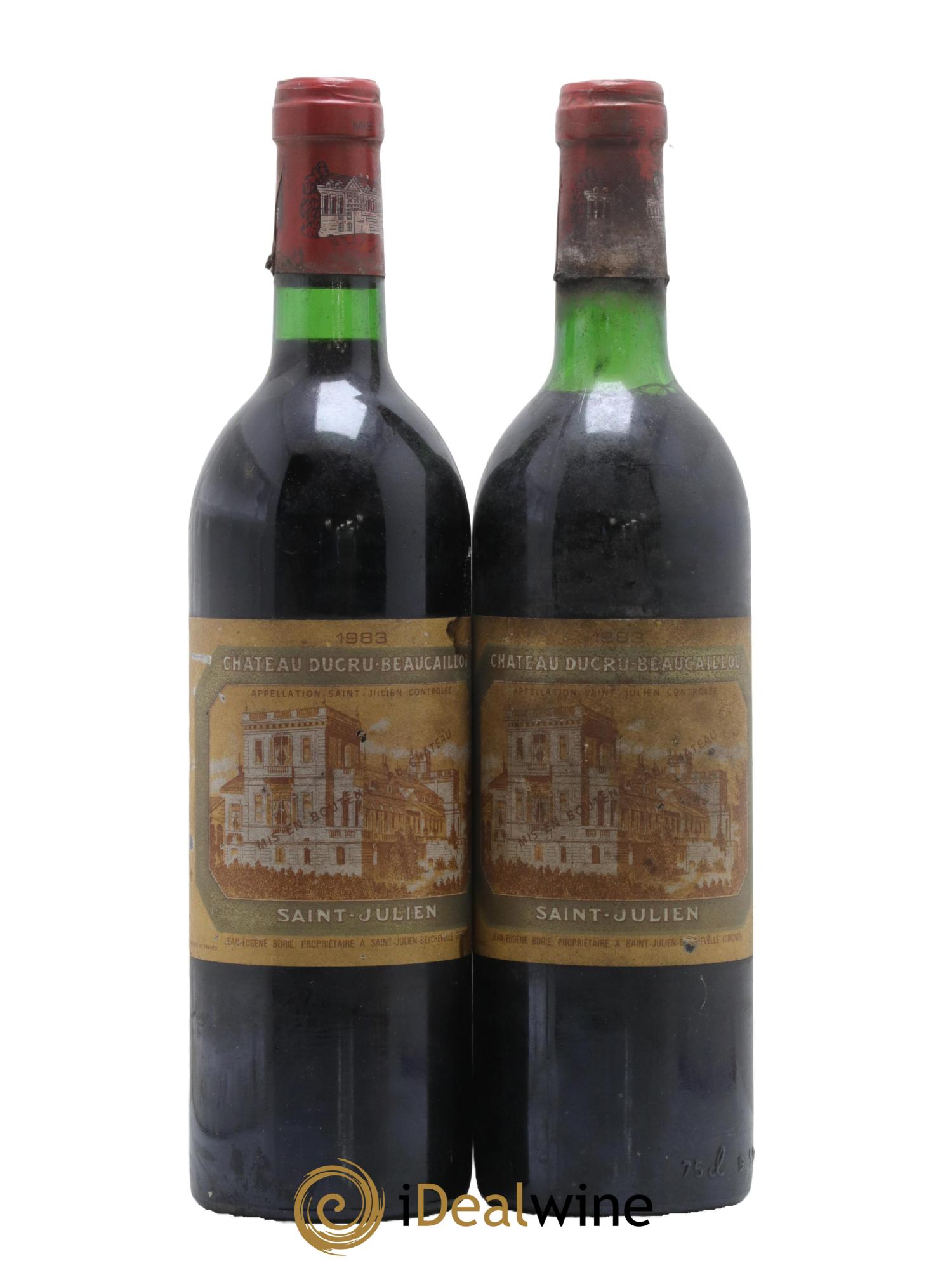 Château Ducru Beaucaillou 2ème Grand Cru Classé  1983 - Posten von 2 Flaschen - 0