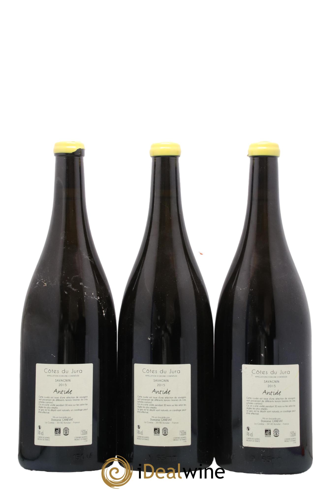 Côtes du Jura Savagnin Antide Jean-François Ganevat (Domaine) 2015 - Lot de 3 magnums - 1