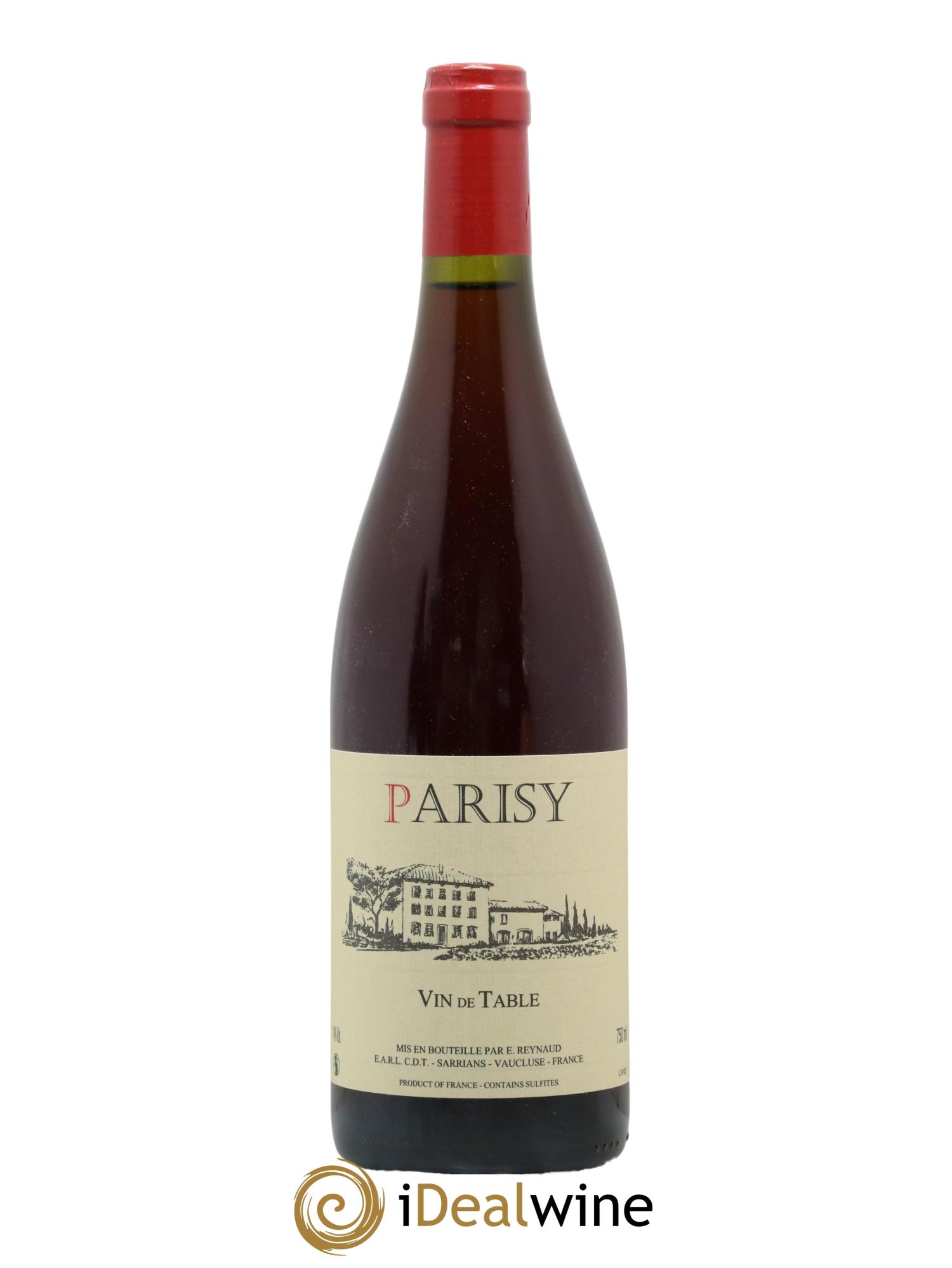 Vin de Table Parisy Emmanuel Reynaud - Lot de 1 bouteille - 0