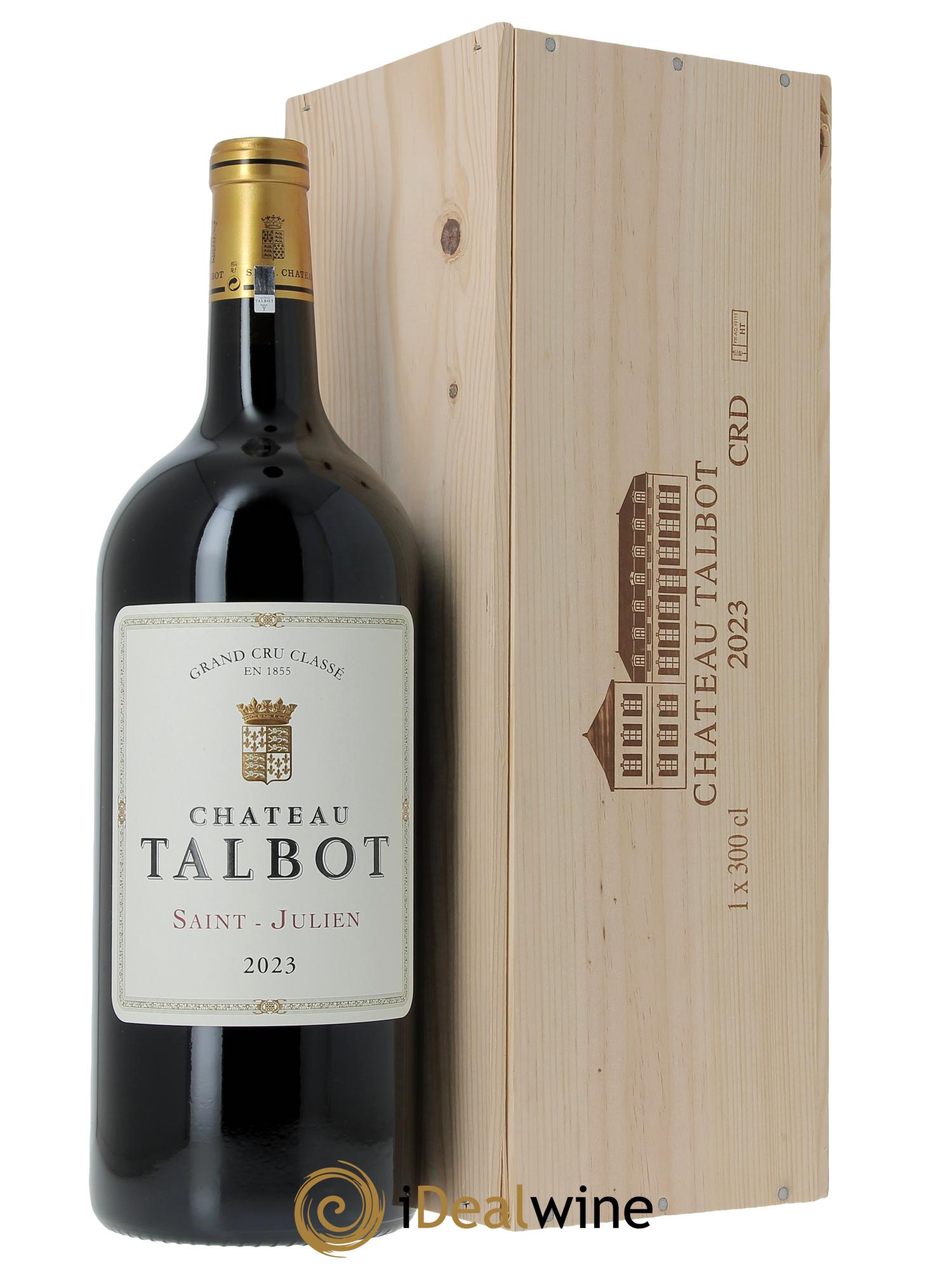 Château Talbot 4ème Grand Cru Classé 2023 - Lot de 1 double magnum - 0