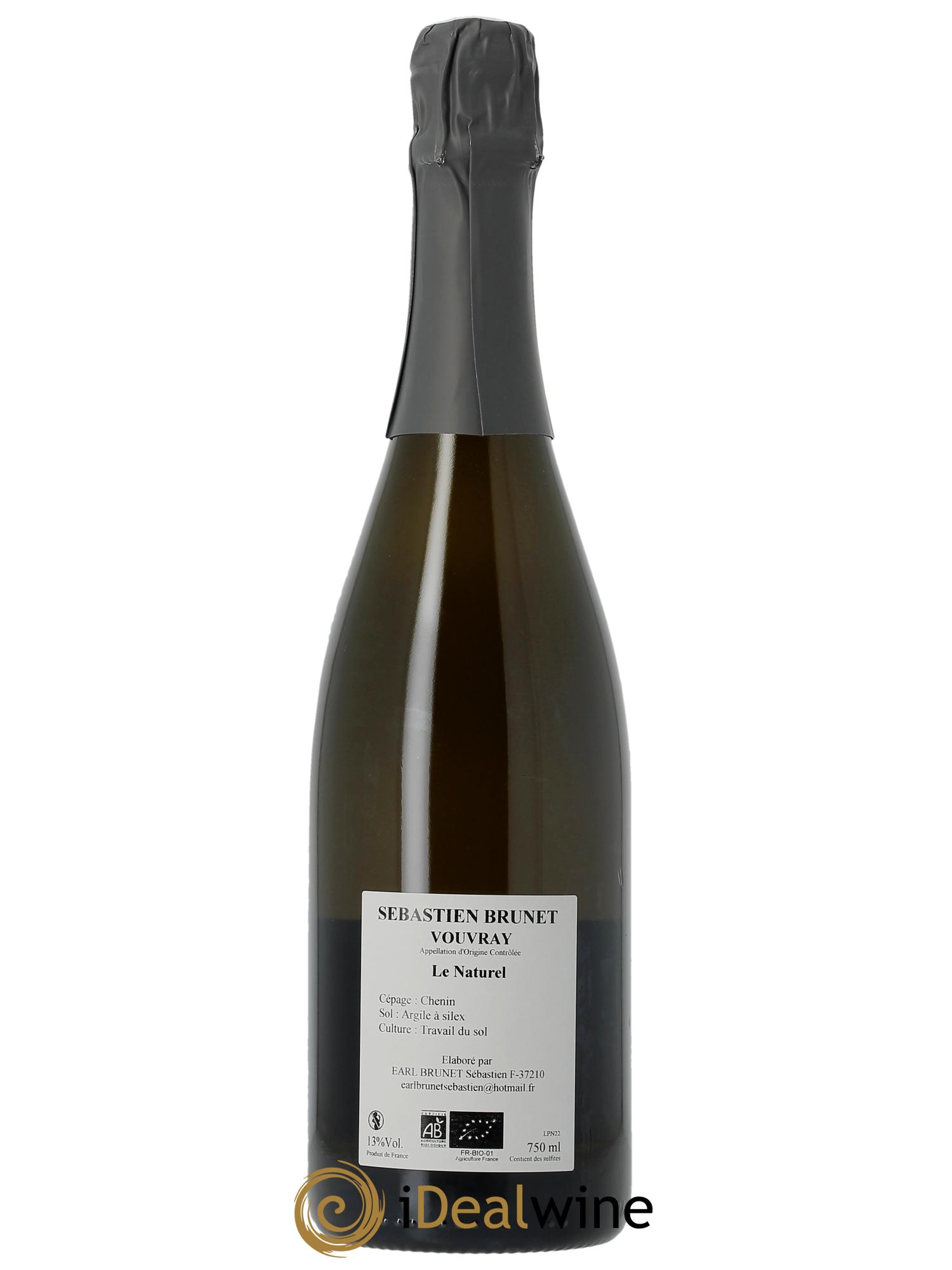 Vouvray Le Naturel Sébastien Brunet (Domaine) - Lot of 1 bottle - 1