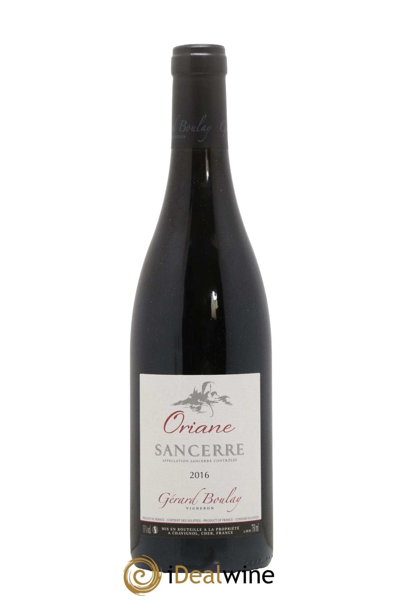 Sancerre Oriane Gérard Boulay 2016 - Lot de 1 bouteille - 0