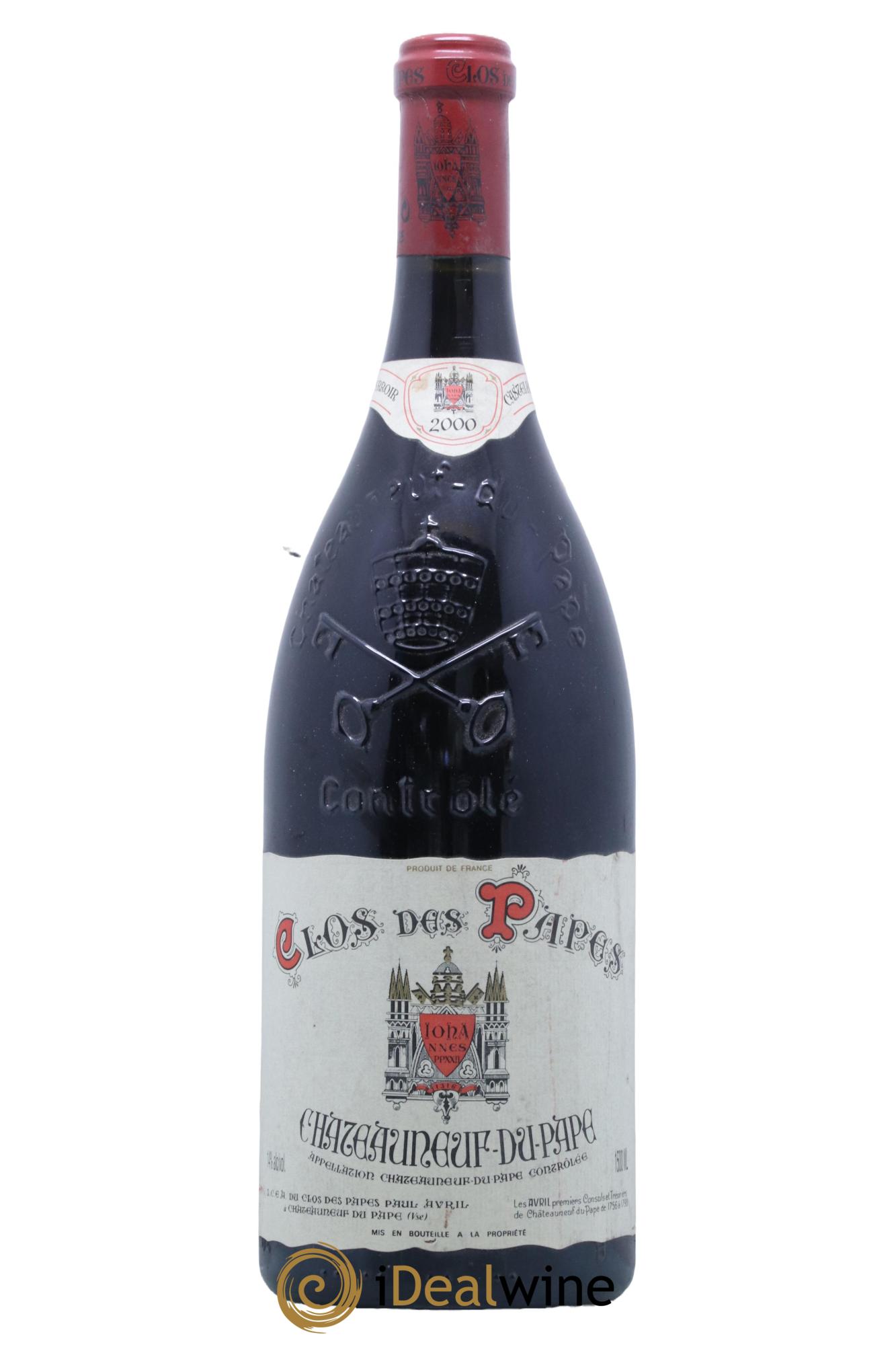 Châteauneuf-du-Pape Clos des Papes - Paul Avril 2000 - Lot de 1 magnum - 0