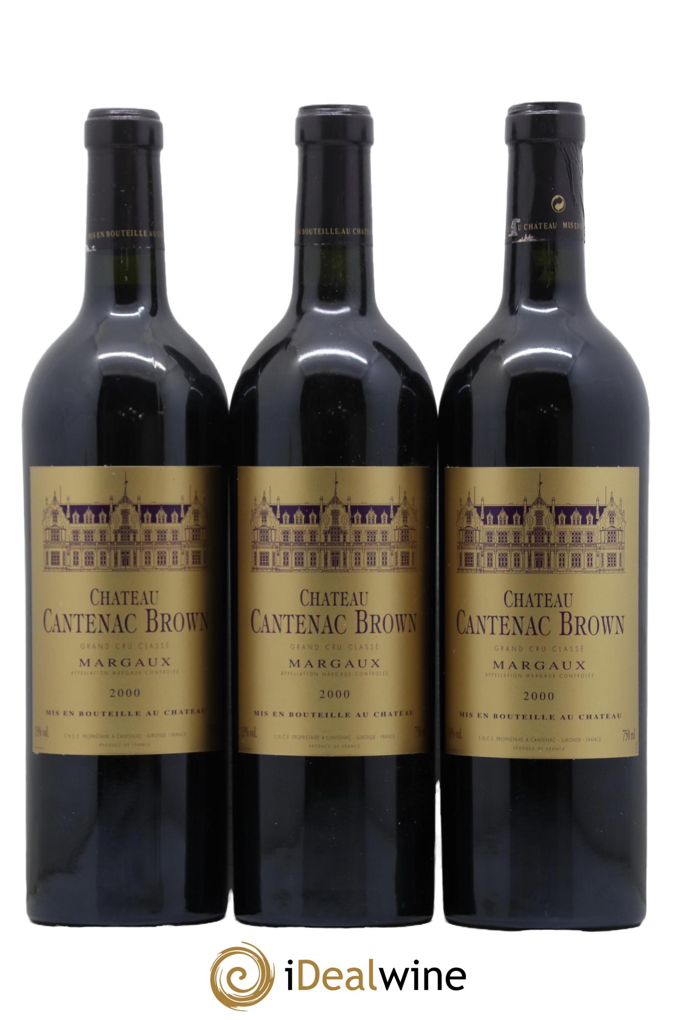 Château Cantenac Brown 3ème Grand Cru Classé  2000 - Posten von 12 Flaschen - 4