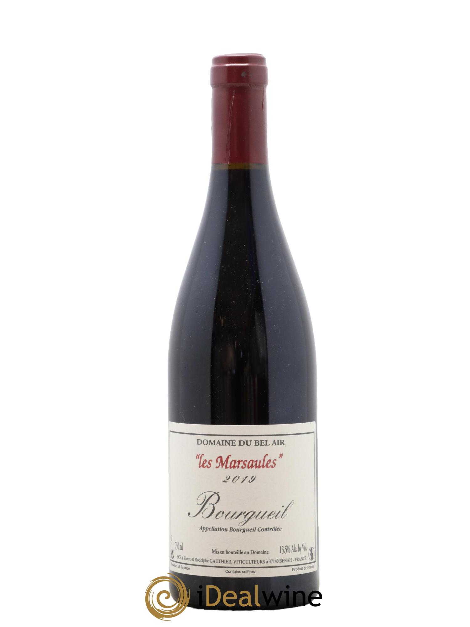 Bourgueil Marsaules Domaine du Bel Air 2019 - Lot de 1 bouteille - 0