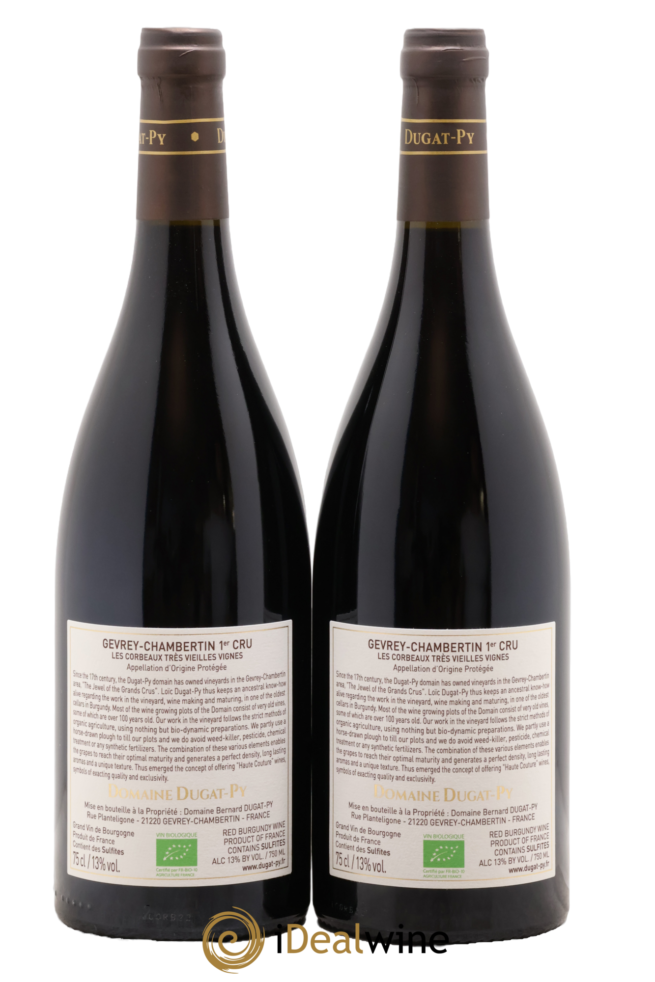 Gevrey-Chambertin 1er Cru Les Corbeaux Très Vieilles Vignes Dugat-Py 2022 - Lot of 2 bottles - 1