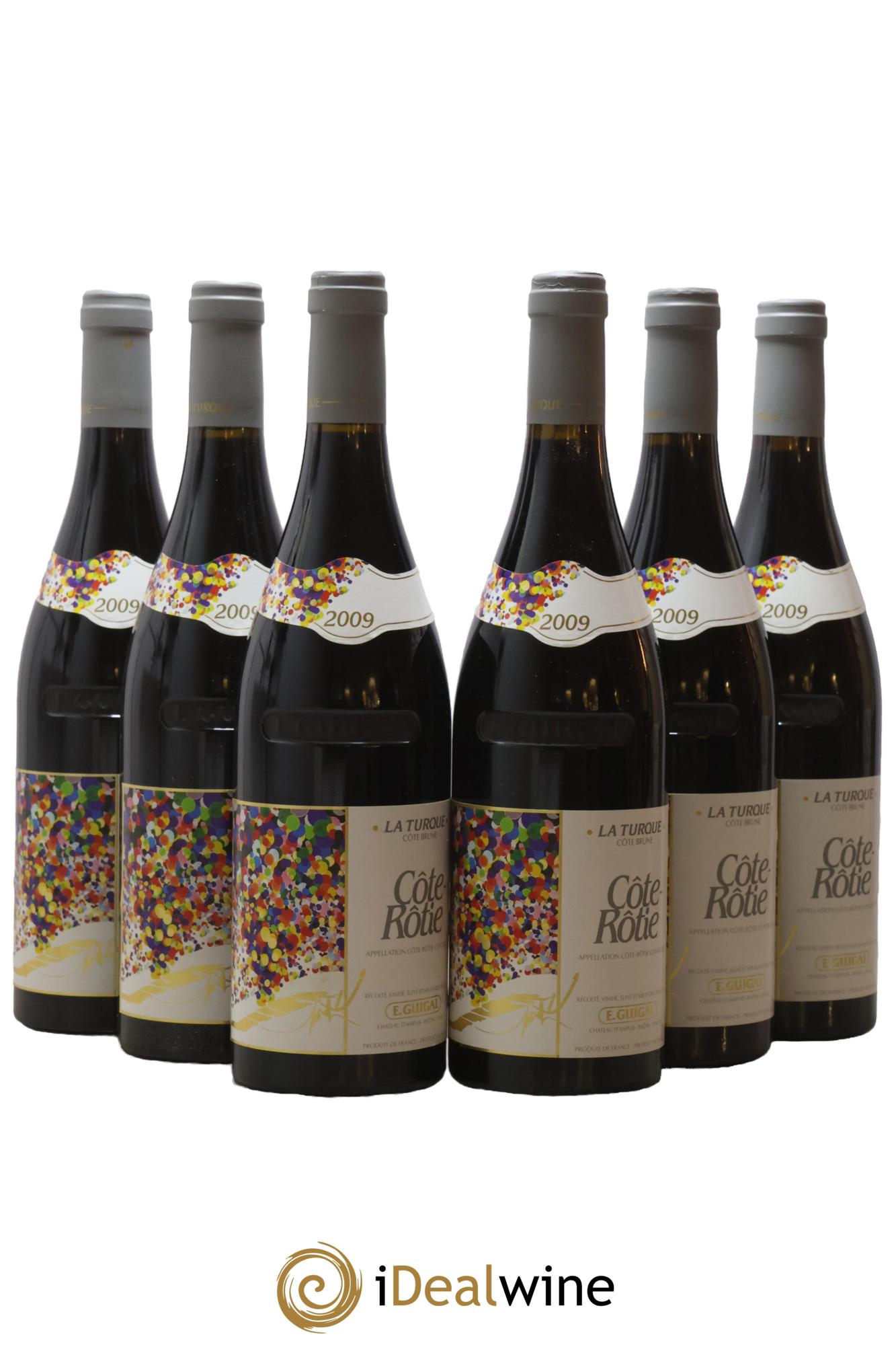 Côte-Rôtie La Turque Guigal 2009 - Lot de 6 bouteilles - 0