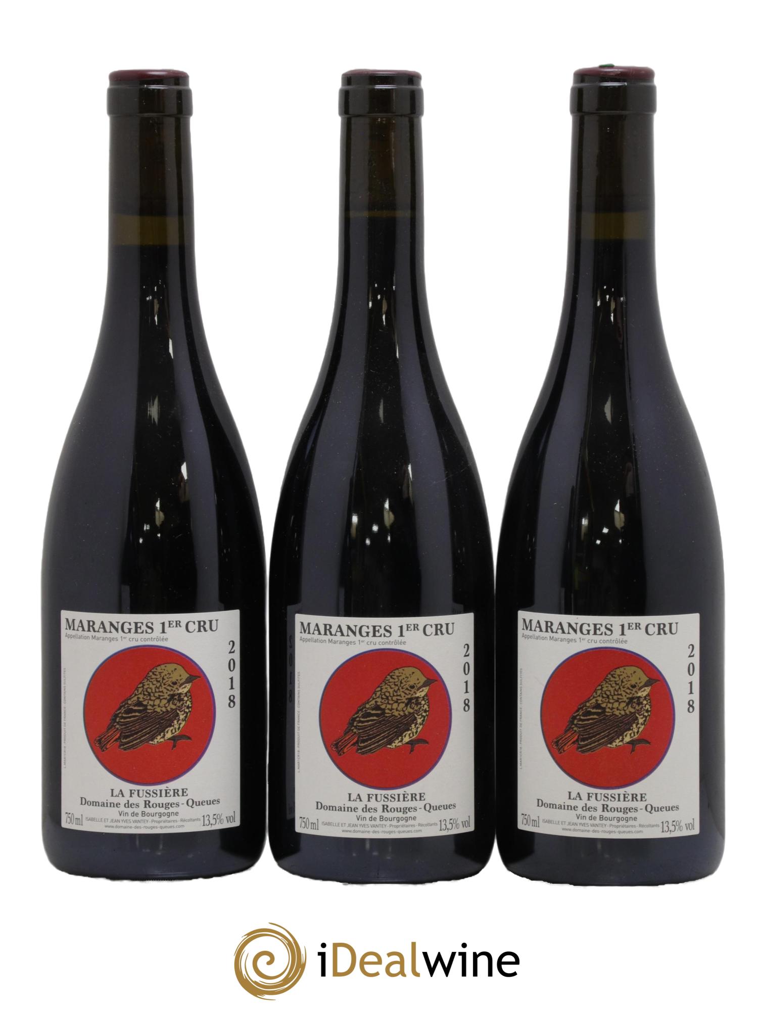 Maranges 1er Cru La Fussières Rouges Queues (domaine des) 2018 - Lotto di 3 bottiglie - 0