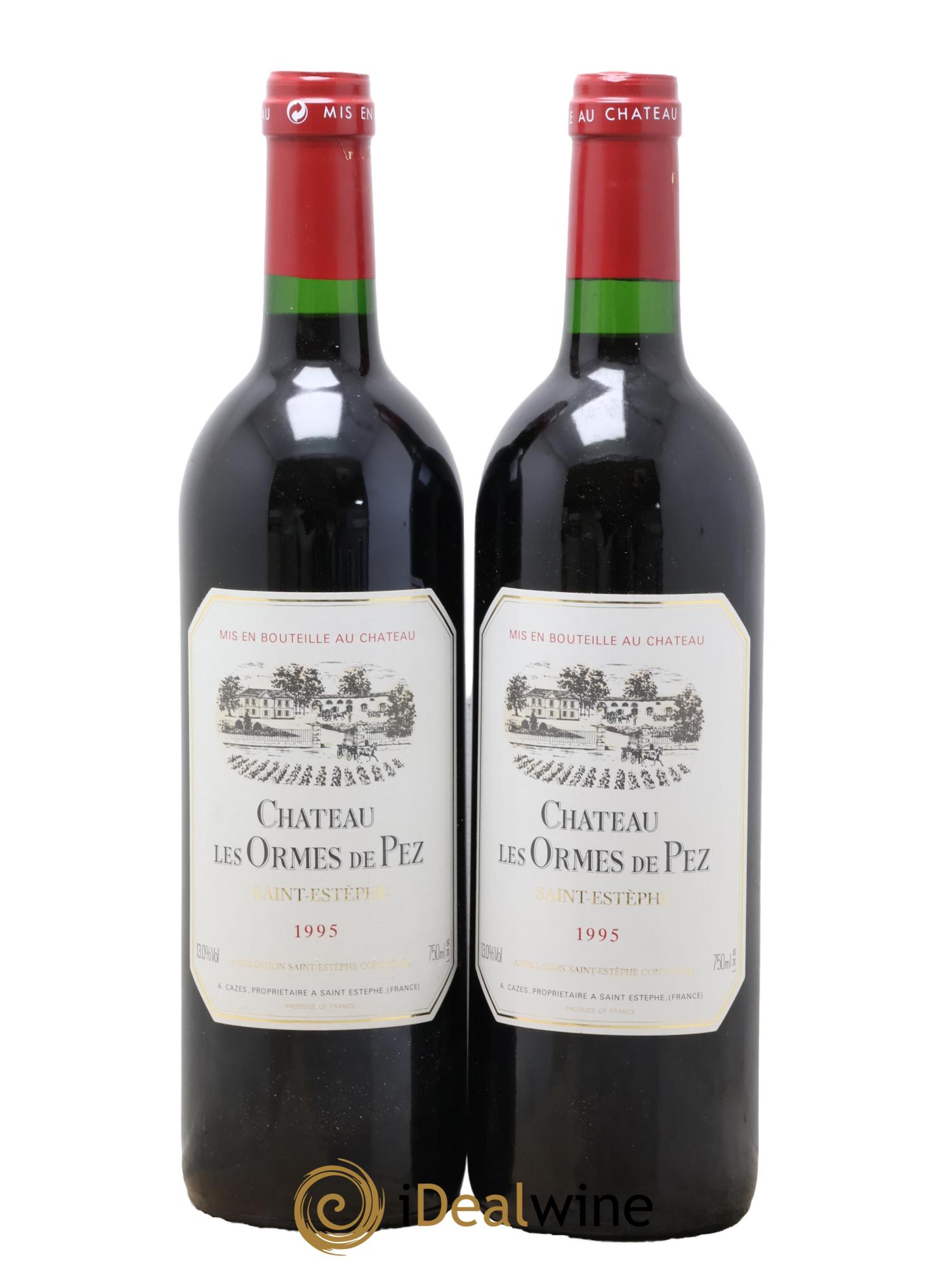 Château les Ormes de Pez 1995 - Lotto di 2 bottiglie - 0