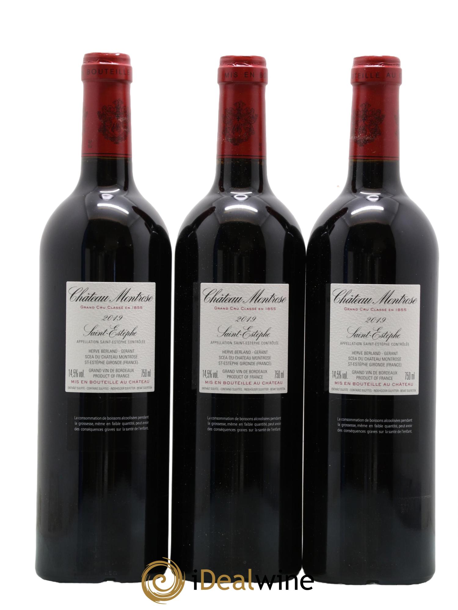 Château Montrose 2ème Grand Cru Classé 2019 - Lot de 6 bouteilles - 5
