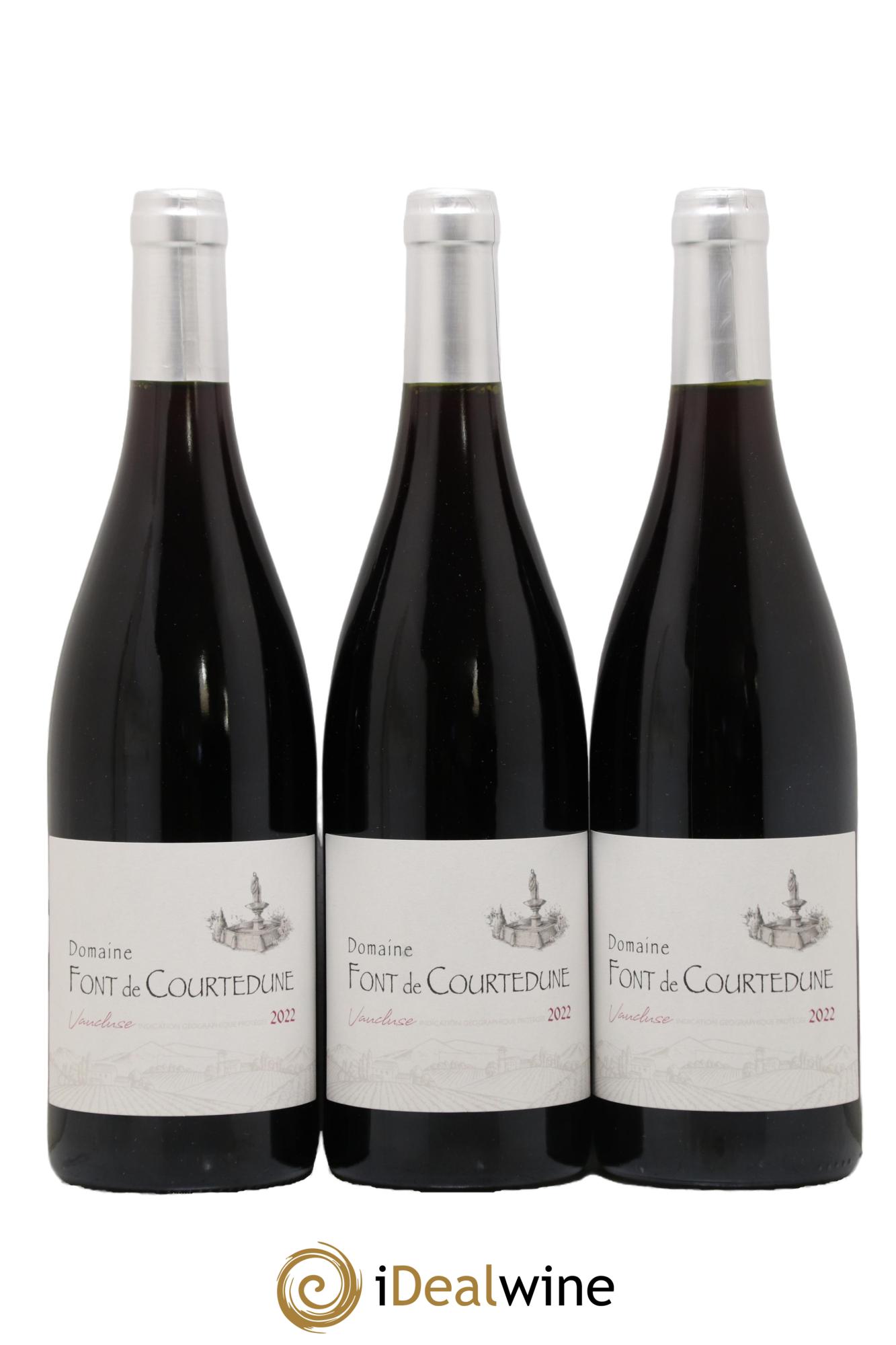 Vaucluse Font de Courtedune 2022 - Lot de 3 bouteilles - 0