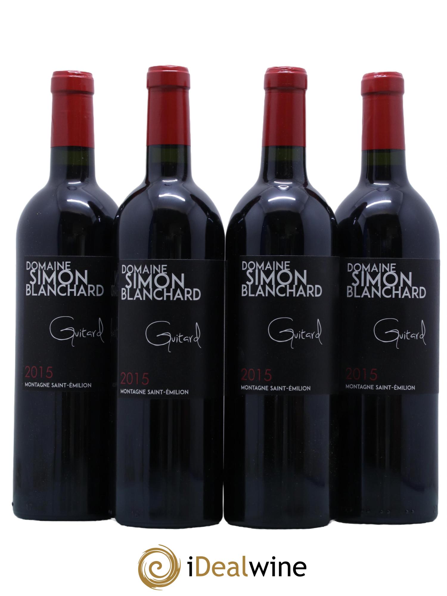 Montagne Saint-Émilion Guitard Simon Blanchard 2015 - Lot de 4 bouteilles - 0