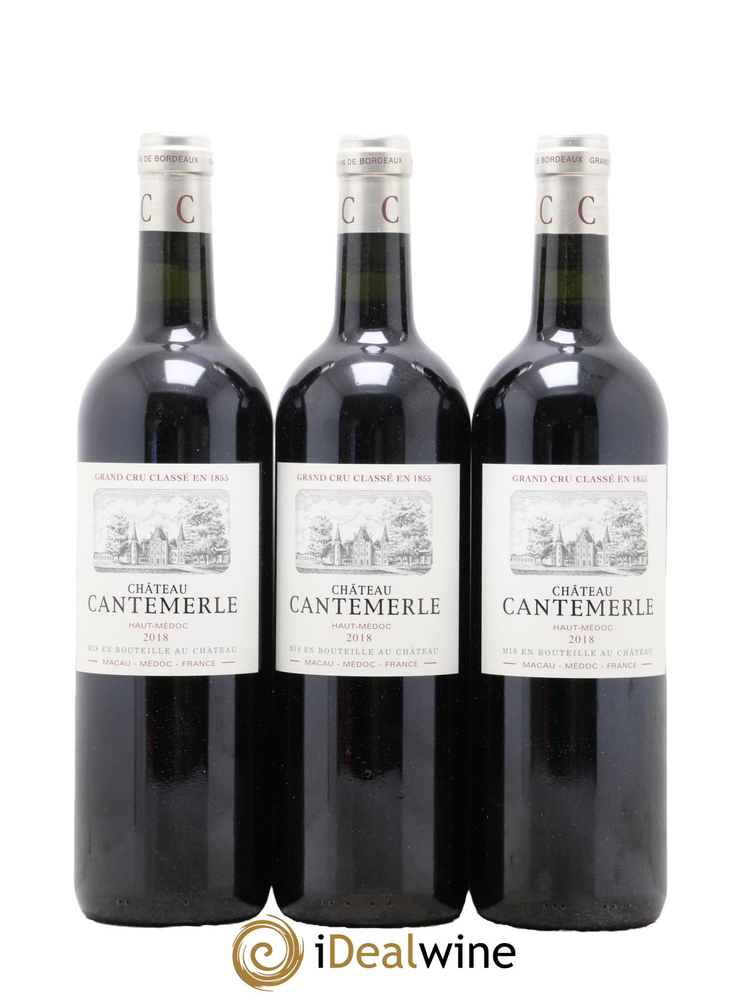 Château Cantemerle 5ème Grand Cru Classé 2018 - Lotto di 12 bottiglie - 3