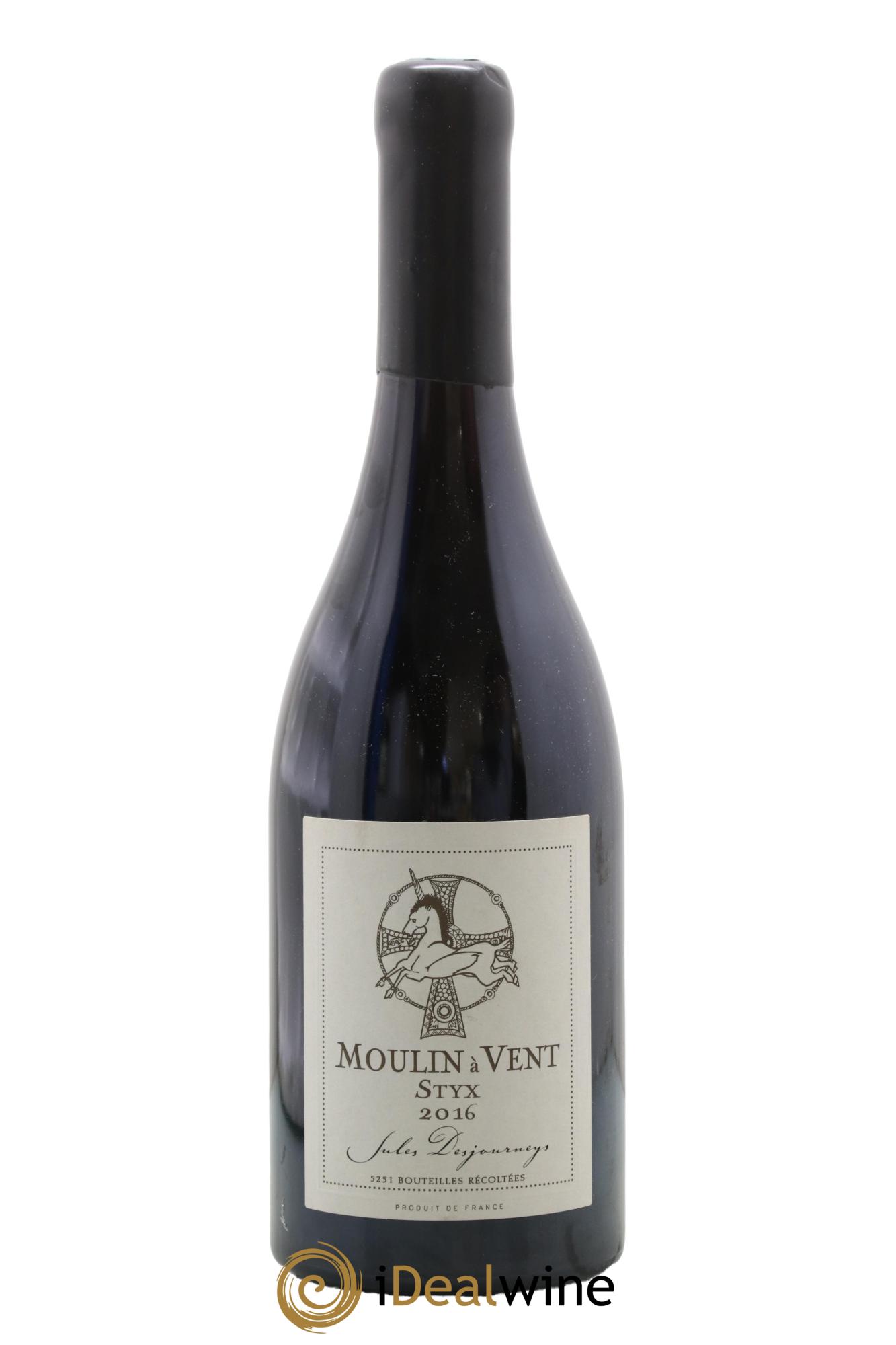 Moulin-à-Vent Le Styx Jules Desjourneys 2016 - Lot de 1 bouteille - 0