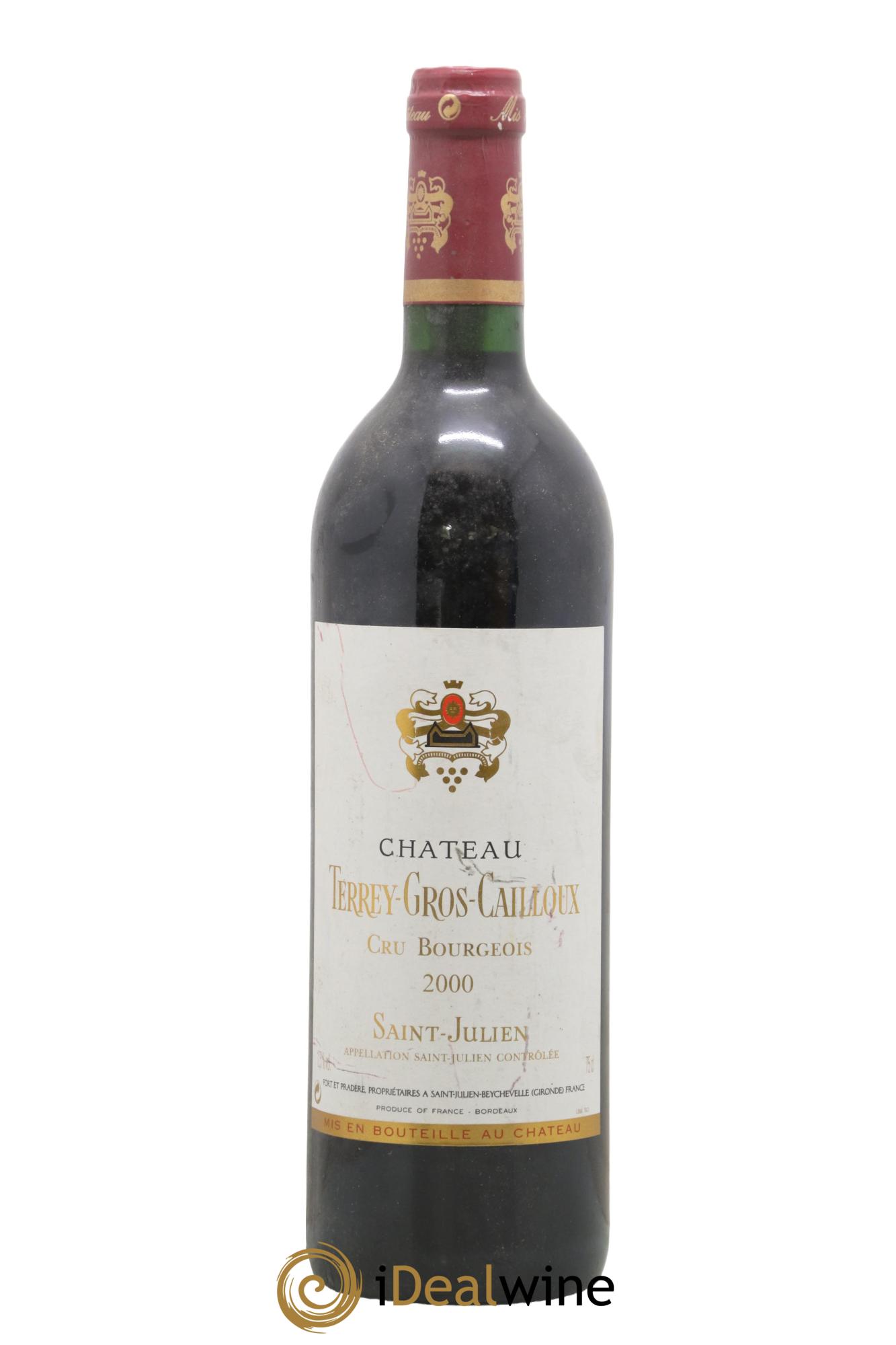 Château Terrey Gros Cailloux Cru Bourgeois 2000 - Lot de 1 bouteille - 0