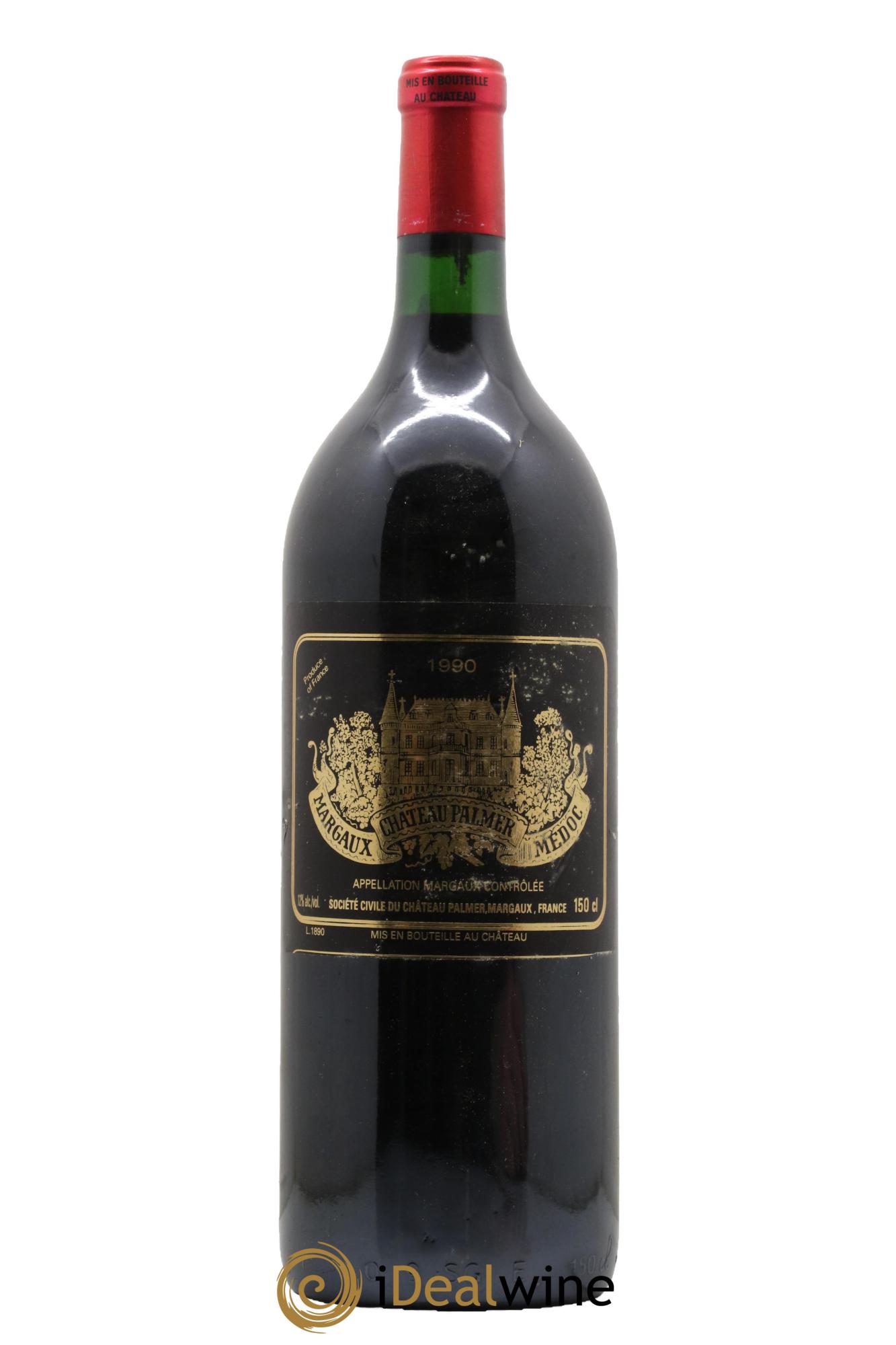 Château Palmer 3ème Grand Cru Classé 1990 - Lot de 1 magnum - 0