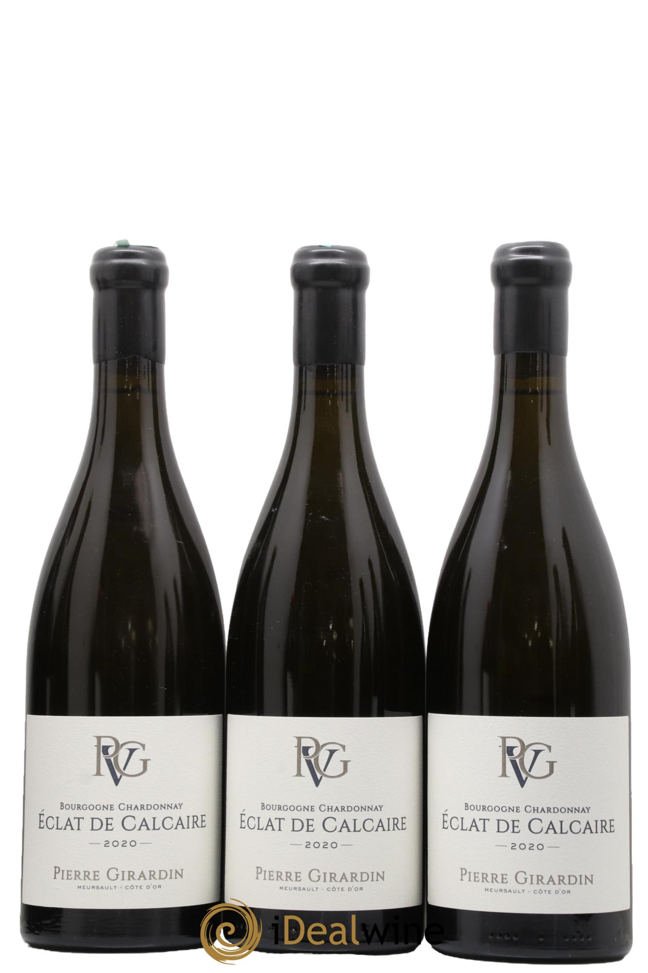 Bourgogne Eclat de Calcaire Chardonnay Pierre Girardin 2020 - Lot of 3 bottles - 0