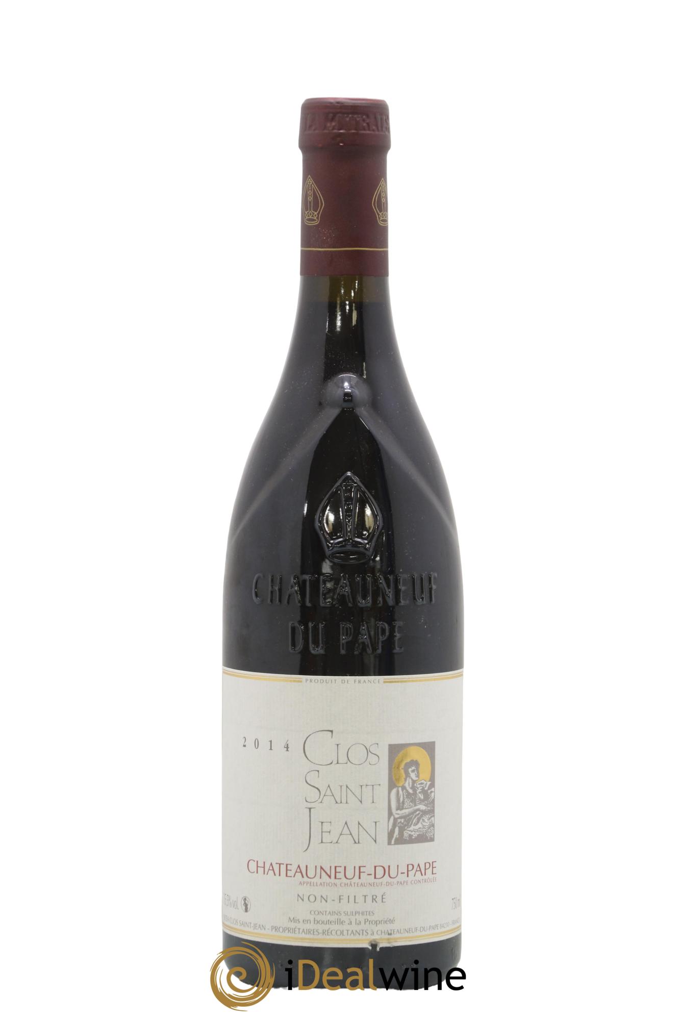 Châteauneuf-du-Pape Clos Saint-Jean Pascal et Vincent Maurel 2014 - Lot de 1 bouteille - 0