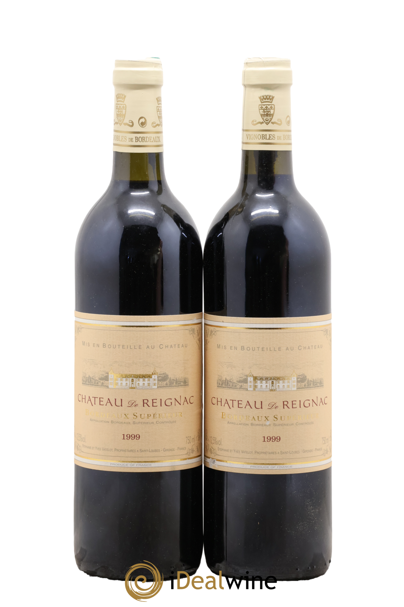 Château de Reignac Second Vin 1999 - Lot of 2 bottles - 0