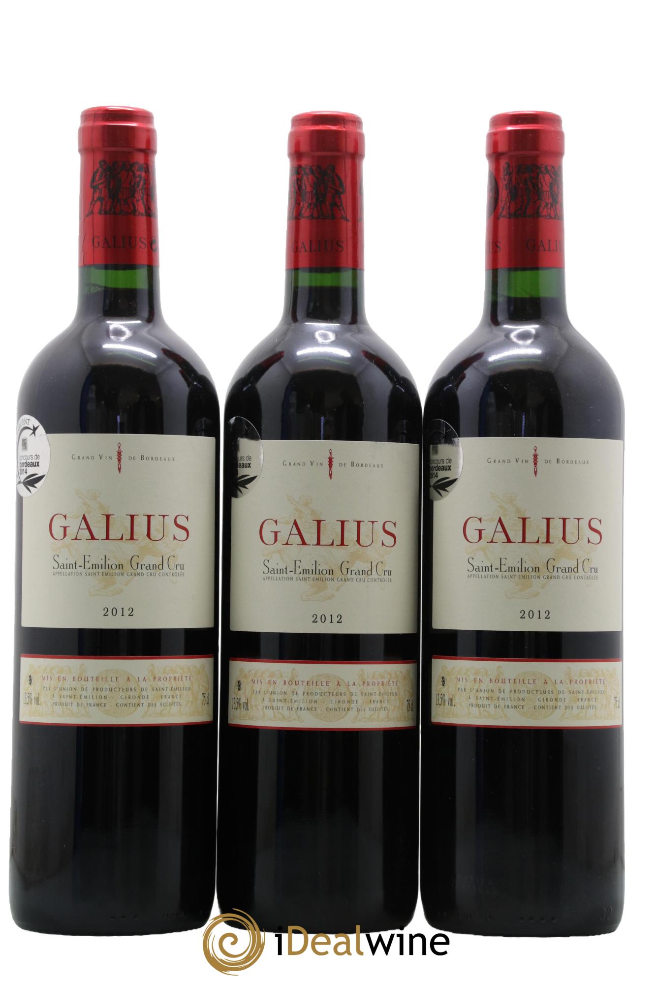 Château Galius 2012 - Posten von 3 Flaschen - 0