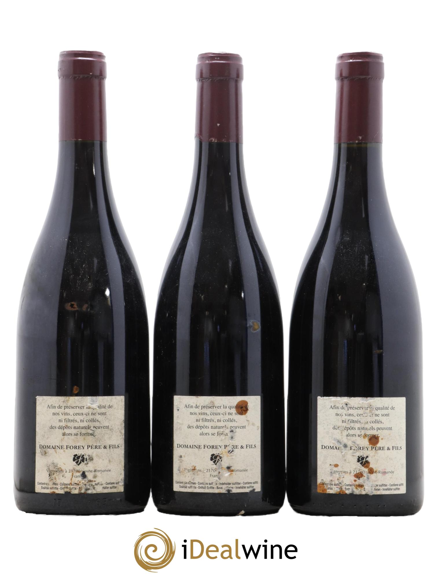 Vosne-Romanée 1er Cru Les Gaudichots Forey Père et Fils (Domaine) 2017 - Lotto di 3 bottiglie - 1