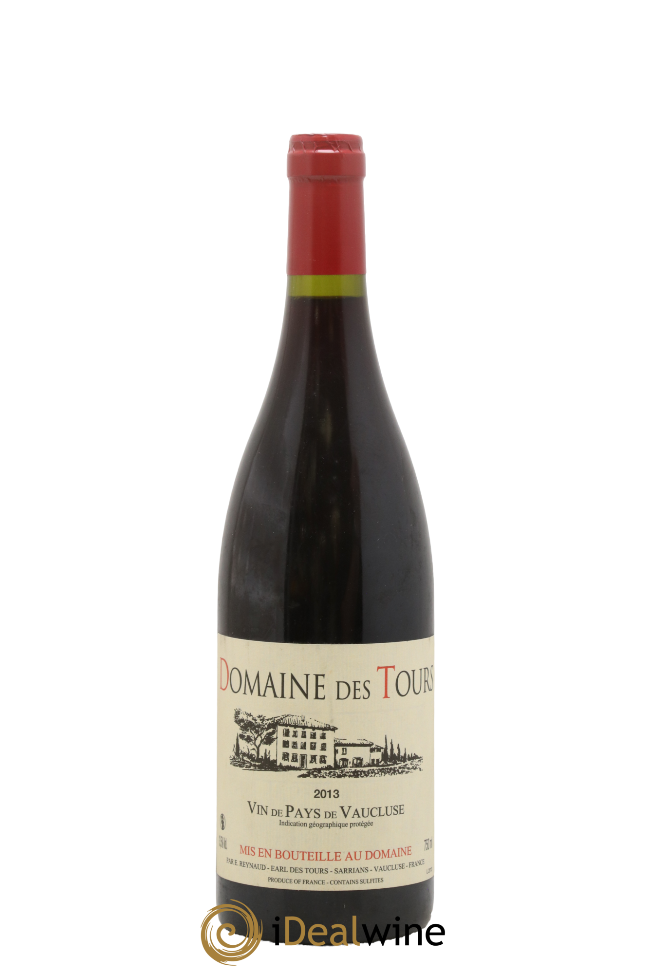 Vaucluse (Vin de Pays de Vaucluse) Domaine des Tours Emmanuel Reynaud 2013 - Lot of 1 bottle - 0