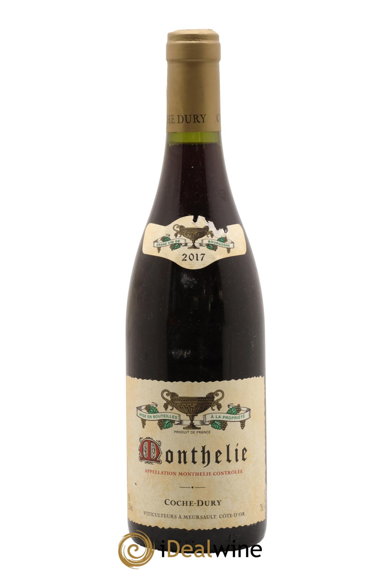 Monthélie Coche Dury (Domaine) 2017 - Posten von 1 Flasche - 0