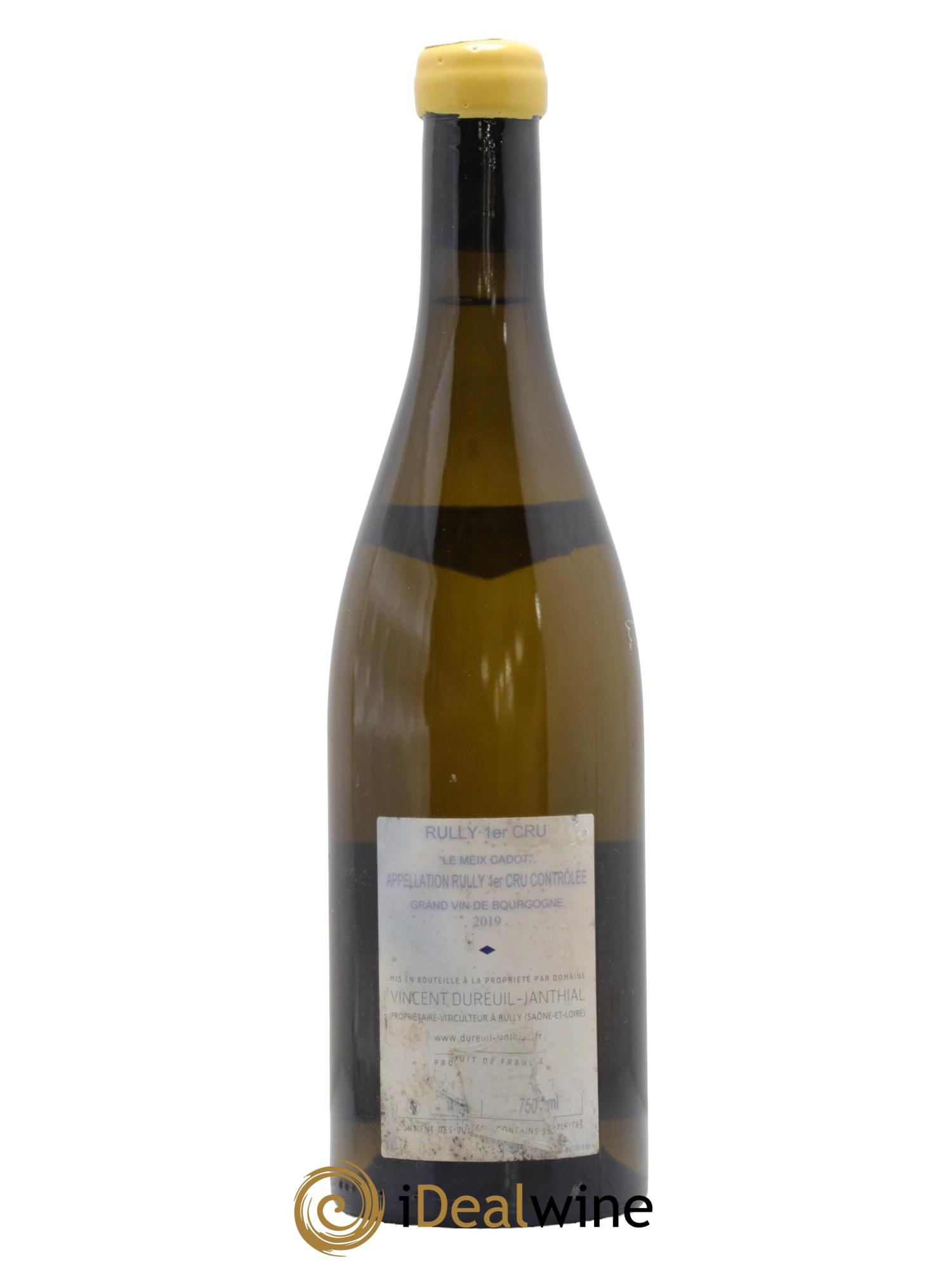 Rully 1er Cru Le Meix Cadot Vincent Dureuil-Janthial 2019 - Posten von 1 Flasche - 1