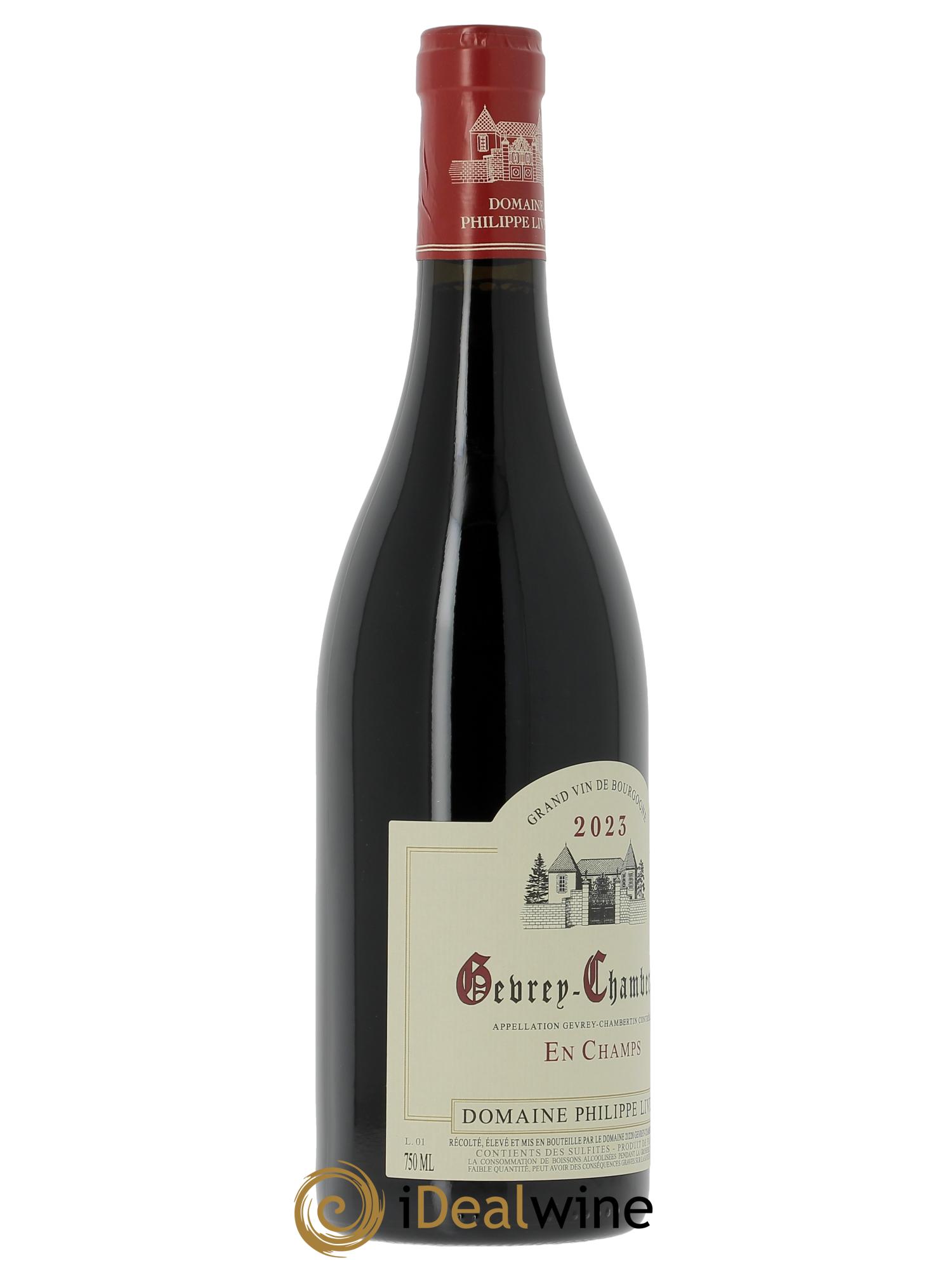 Gevrey-Chambertin En Champs Tilleuls (Domaine des) - Philippe Livera 2023 - Lotto di 1 bottiglia - 2